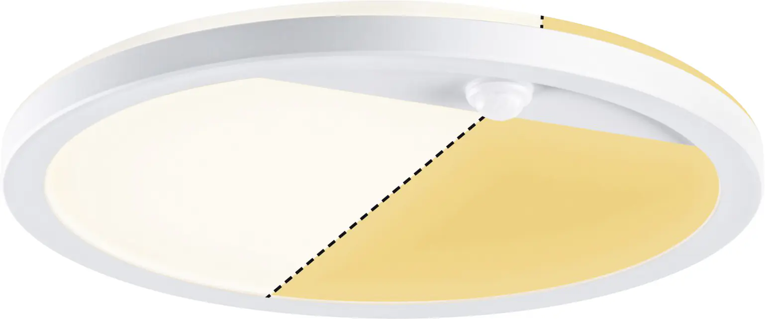 Paulmann LED Außenleuchte Lamina Backlight insect friendly Ø 28cm mit Bewegungsmelder