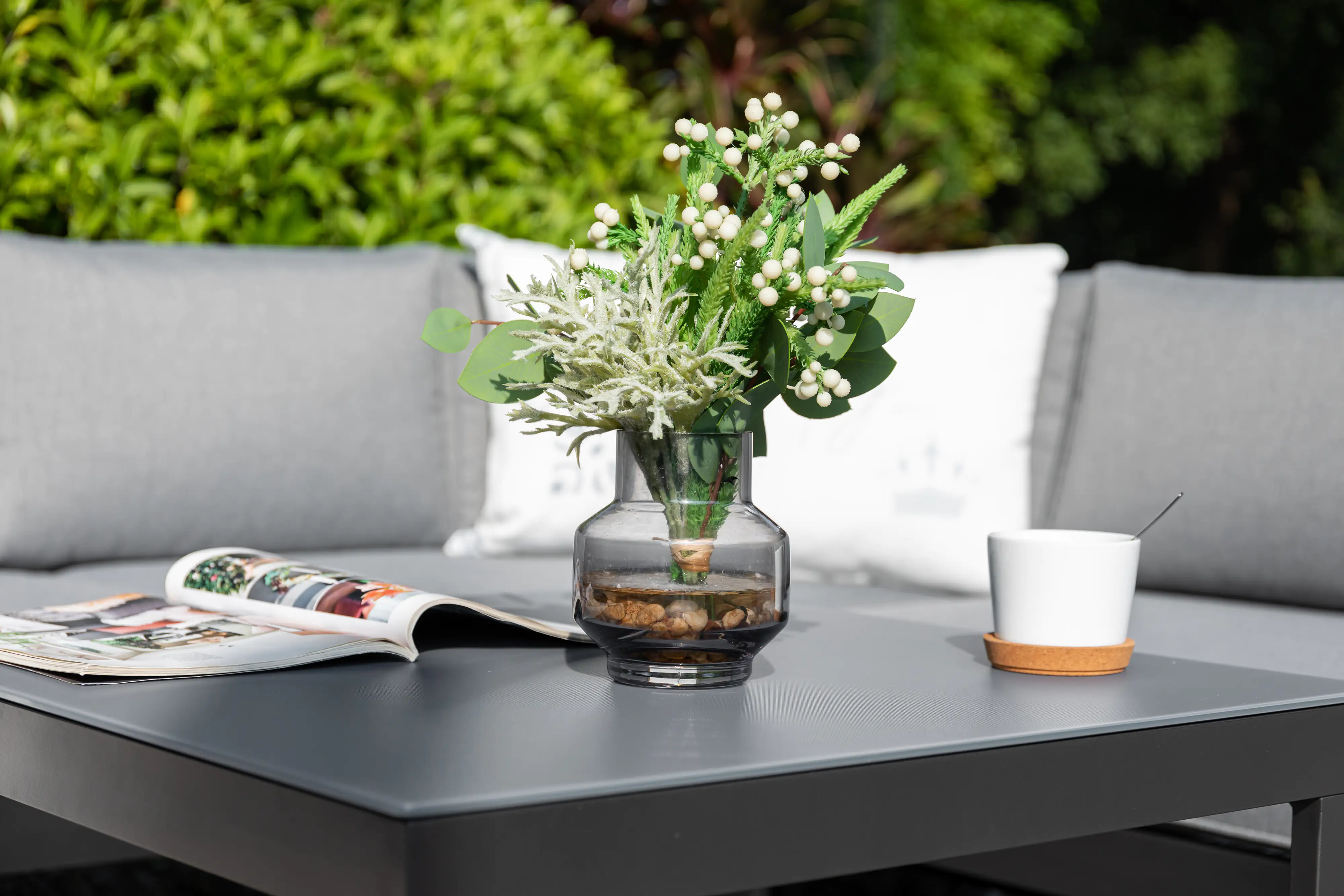 Primaster Gartenmöbel-Set Limoncello Aluminium mit verstellbarem Kopfteil