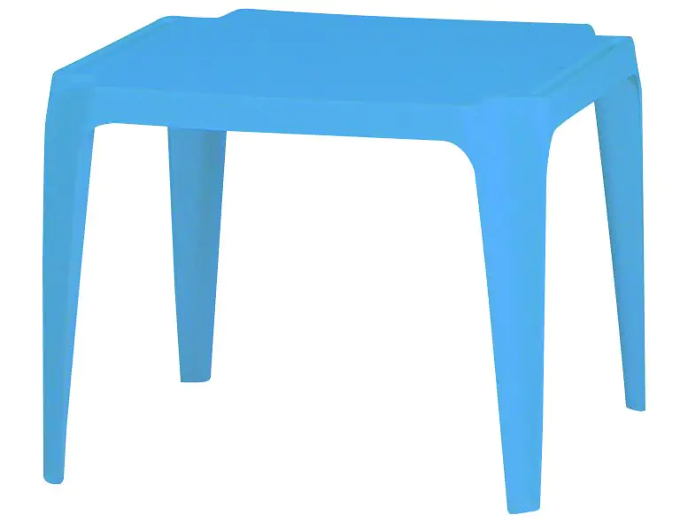 Progarden Kinder-Stapeltisch 50 x 50 cm, Höhe 44 cm, quadratisch, hellblau Progarden Kinder-Stapeltisch 50 x 50 cm, Höhe 44 cm, quadratisch, hellblau