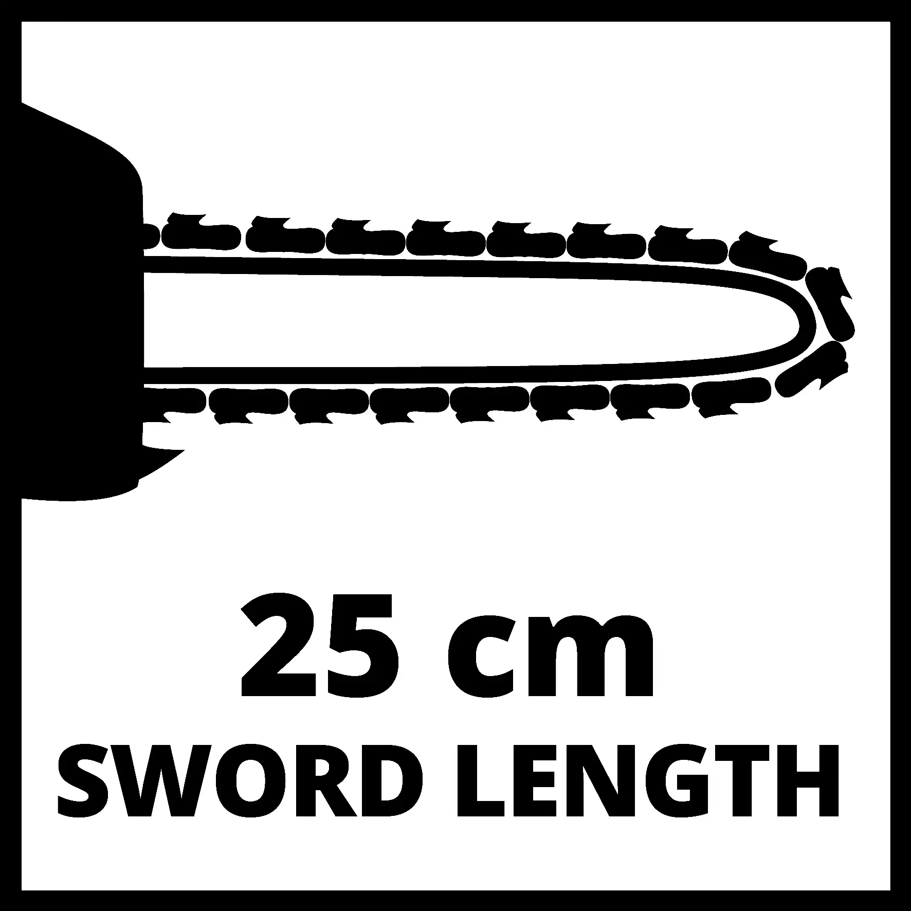 Einhell Akku Kettensäge GE-LC 18/25 Li 3 Ah Set 25 cm Schwertlänge