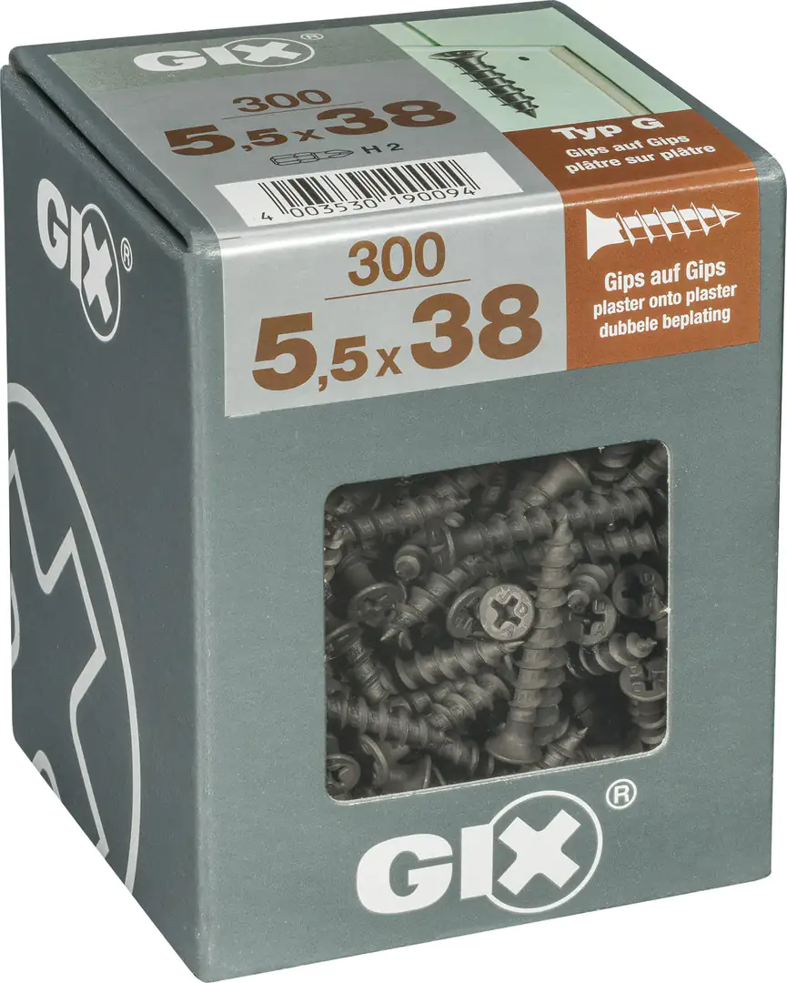 Spax Schnellbauschrauben 5.5 x 38 mm PH 2 - 300 Stk. Spax Schnellbauschrauben 5.5 x 38 mm PH 2 - 300 Stk.
