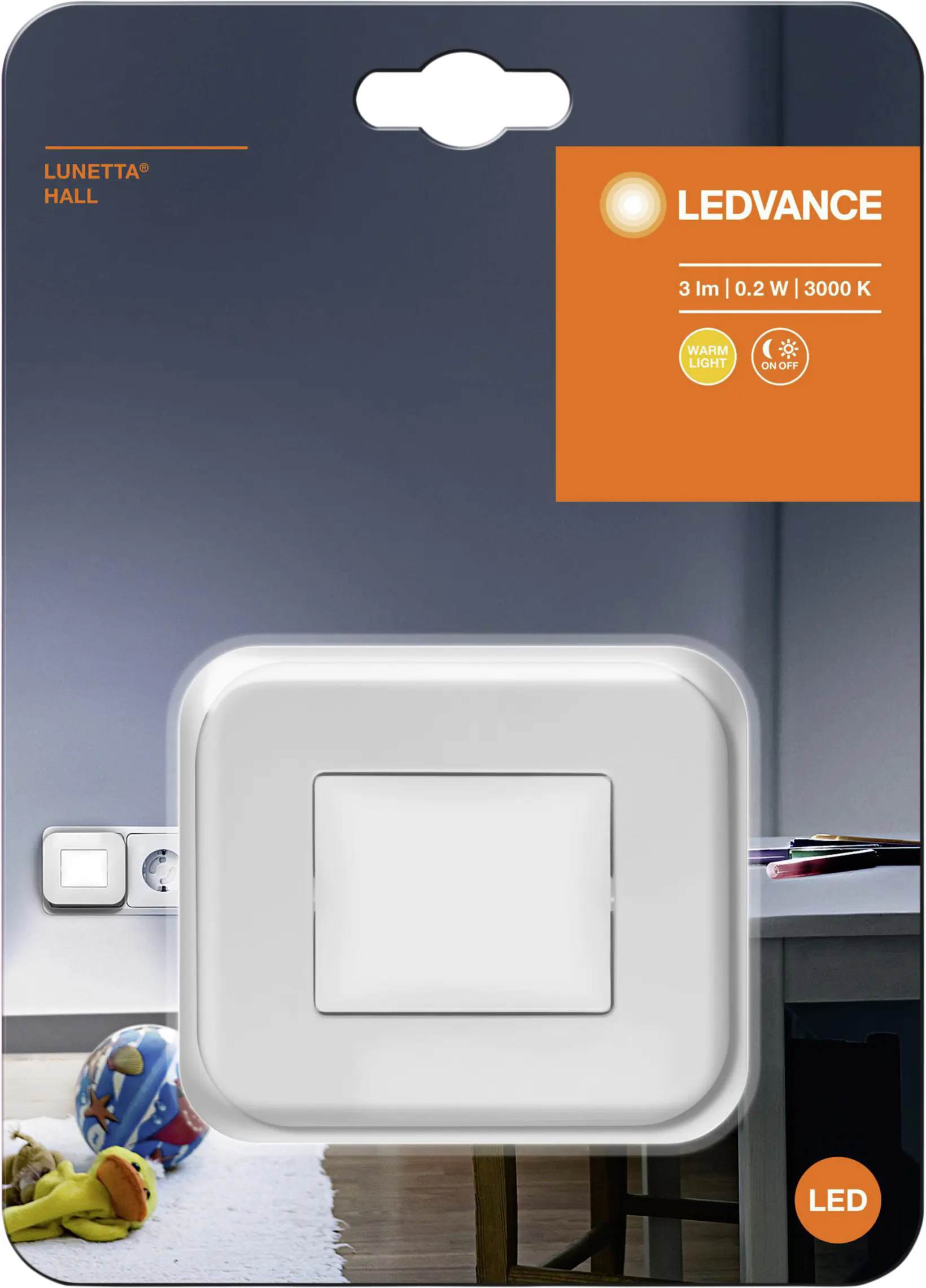 Osram LED Nachtlicht Lunetta Hall weiß