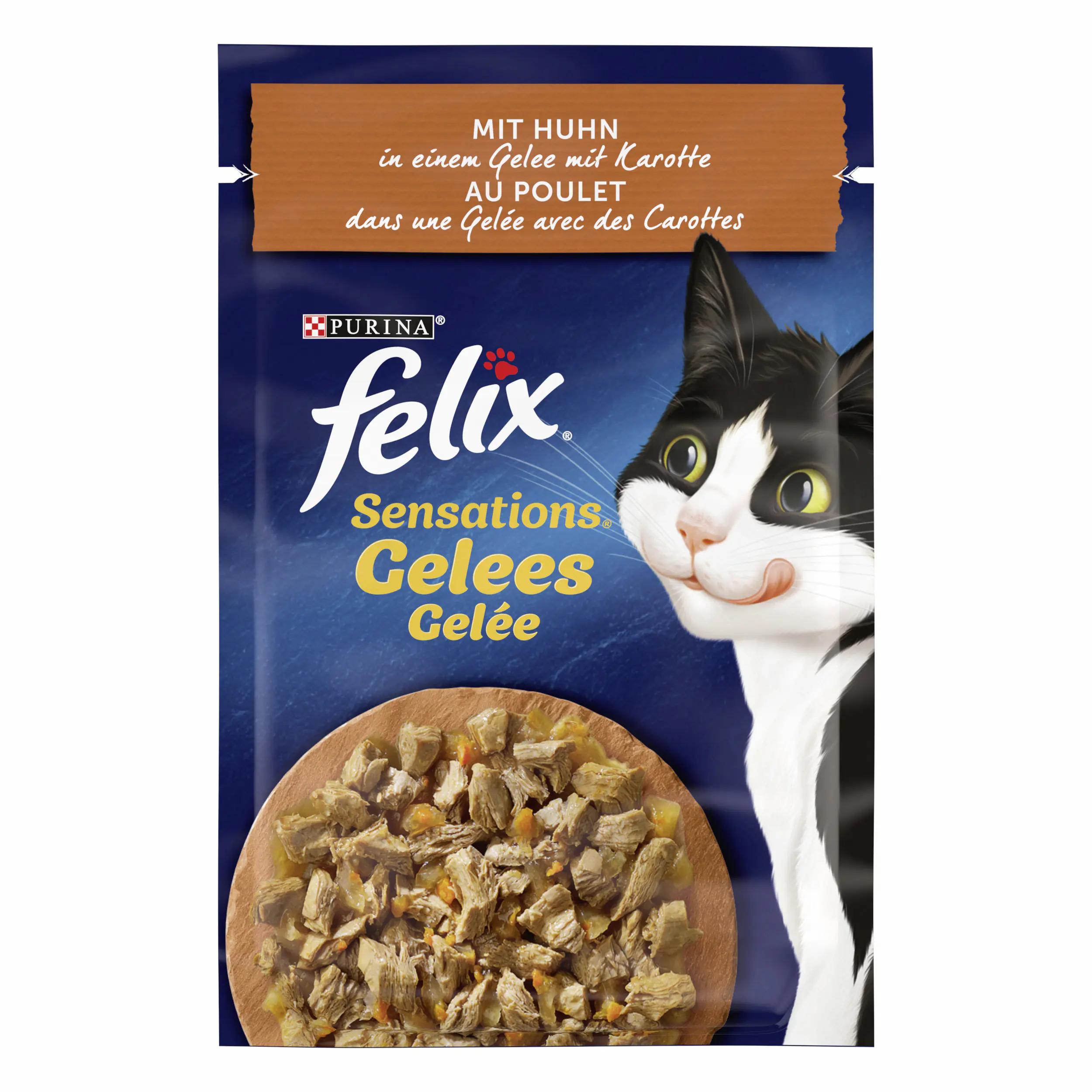 Felix Sensations Gelees Huhn & Karotte 85 g