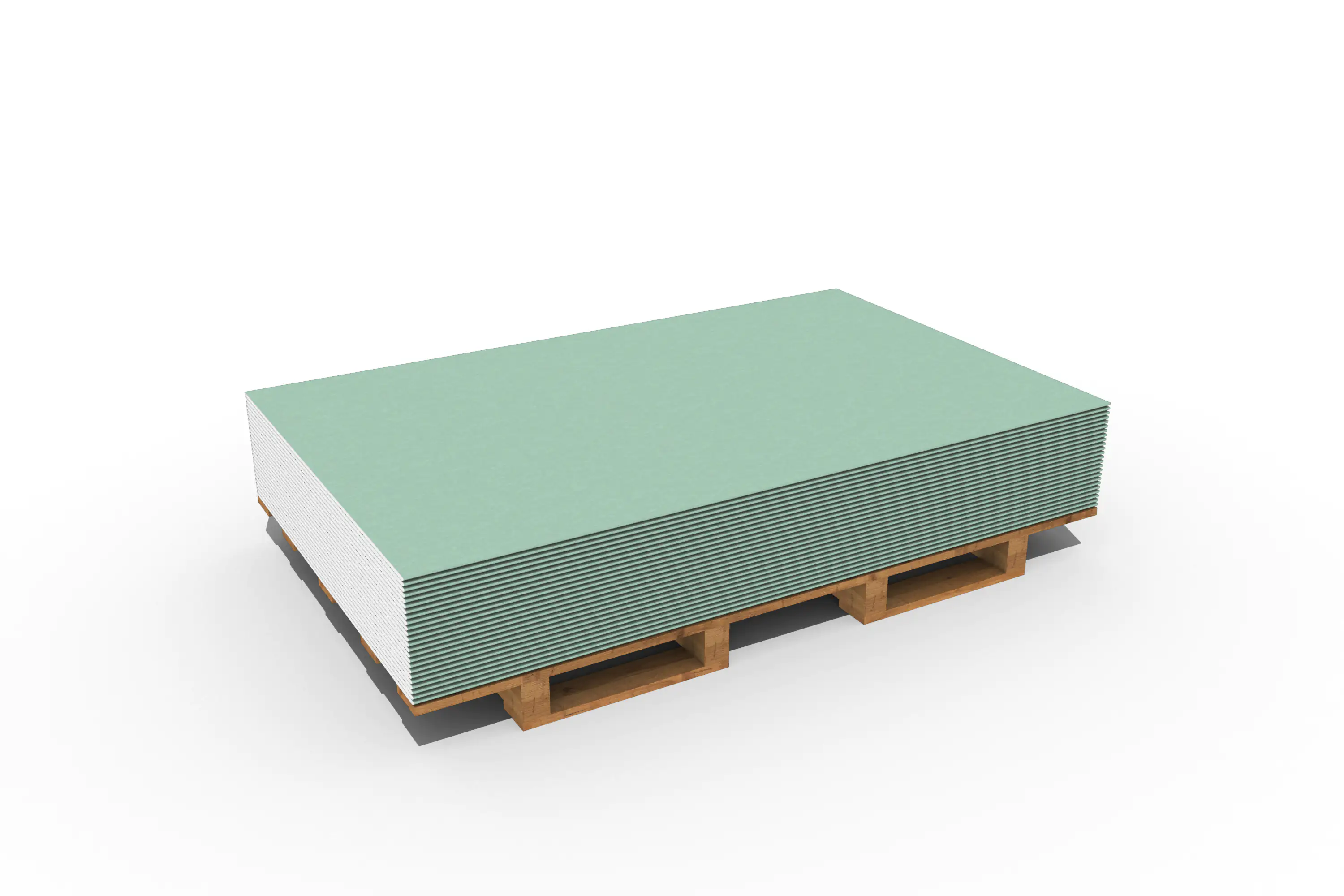 4003982512444 Knauf Gipskarton-Bauplatte GKBI 200 x 125 cm 12,5 mm 24 St. Palettenabnahme