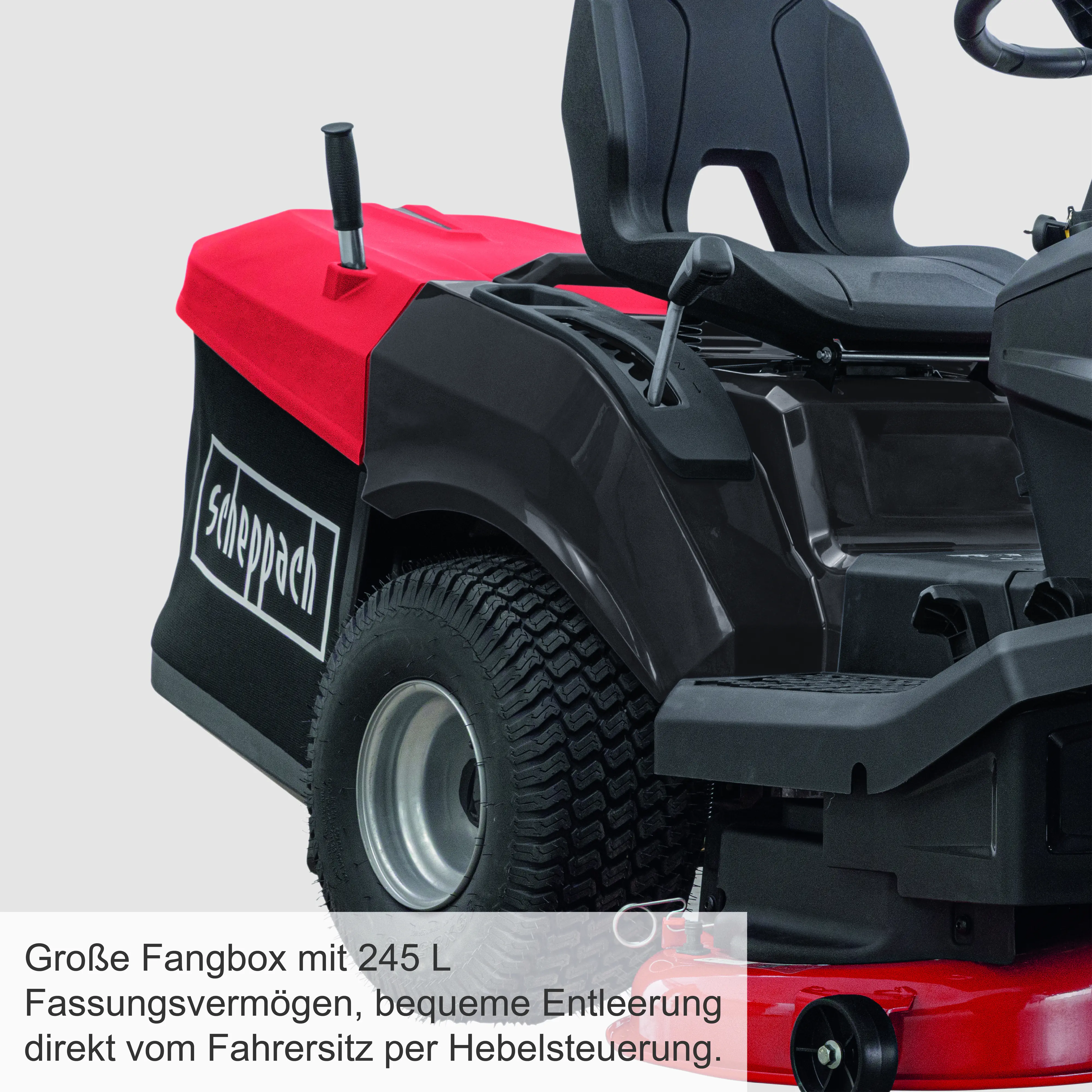 Scheppach Benzin Rasentraktor TMR452-98C-RD 98 cm Schnittbreite