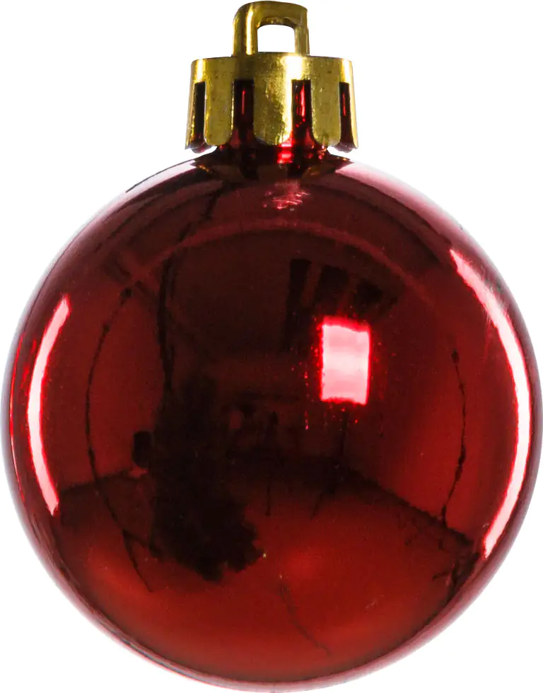 2076601527152_02 TrendLine Weihnachtskugeln bruchfest Ø 4 cm rot 12 Stück