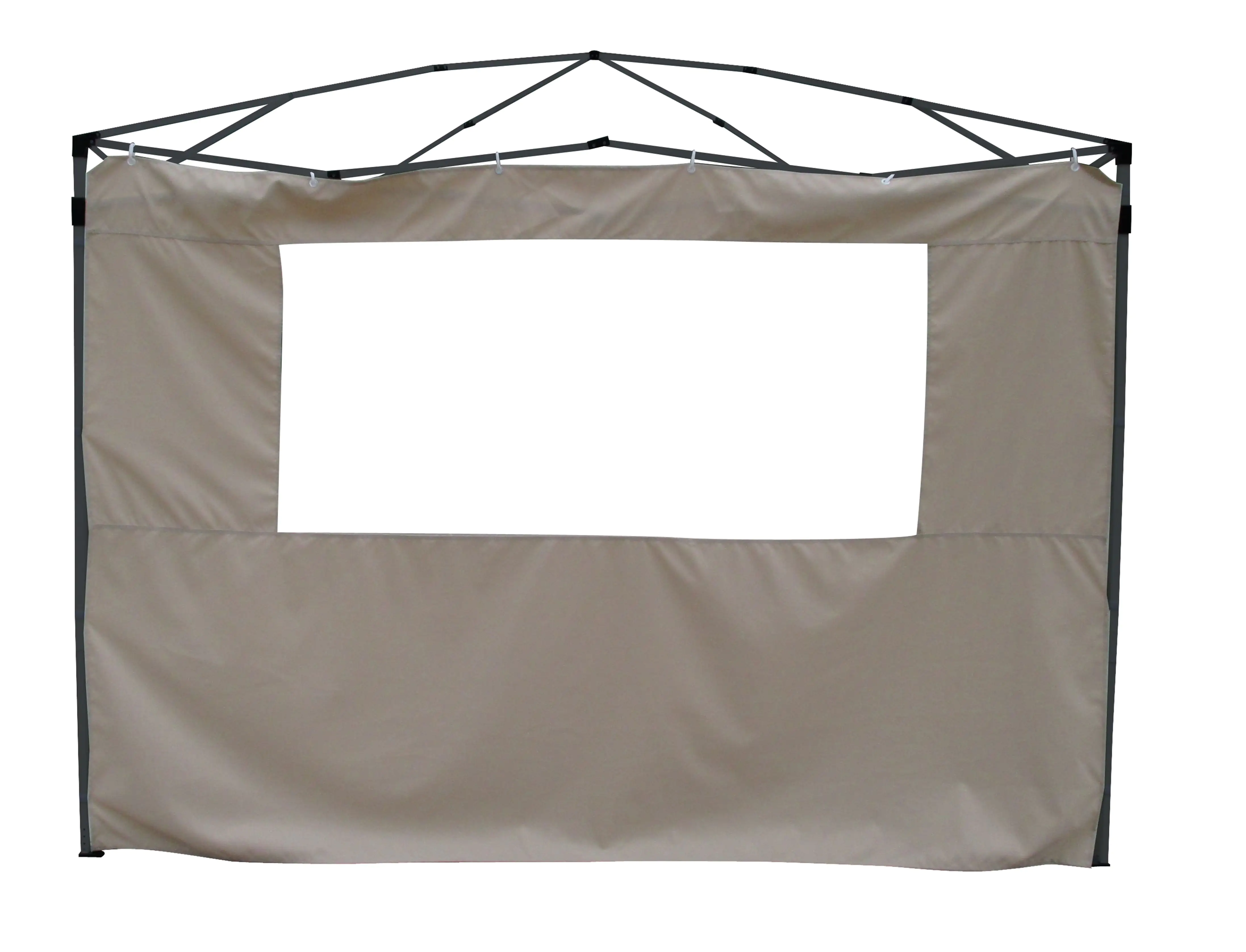 TrendLine Seitenteile für Faltpavillon beige 2 Stück