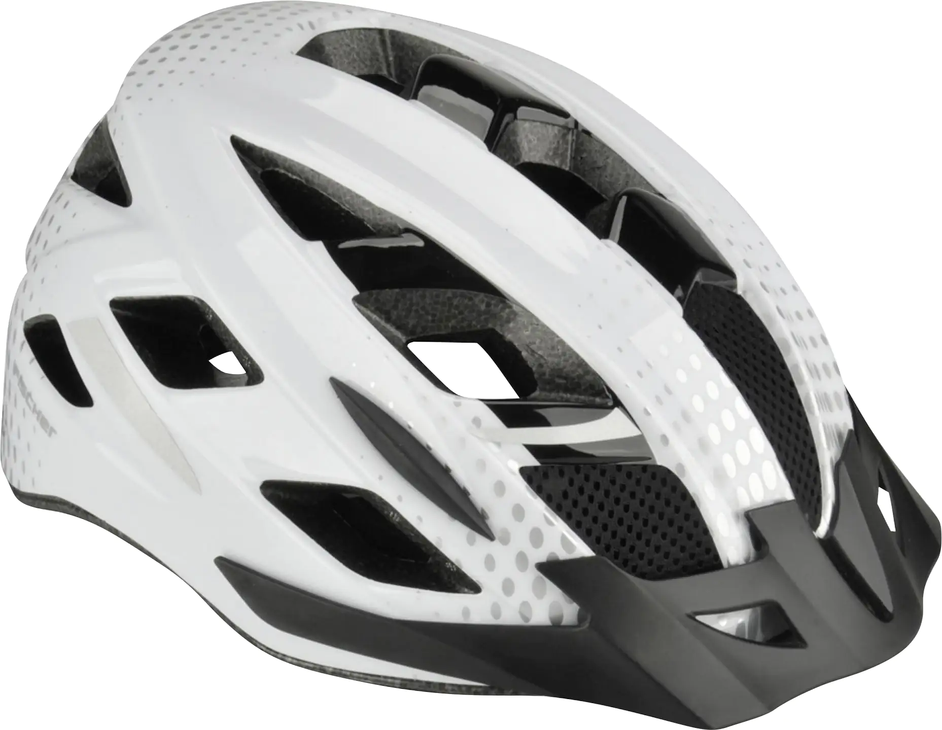 Fischer Fahrradheim Urban Lano S/M schwarz weiß