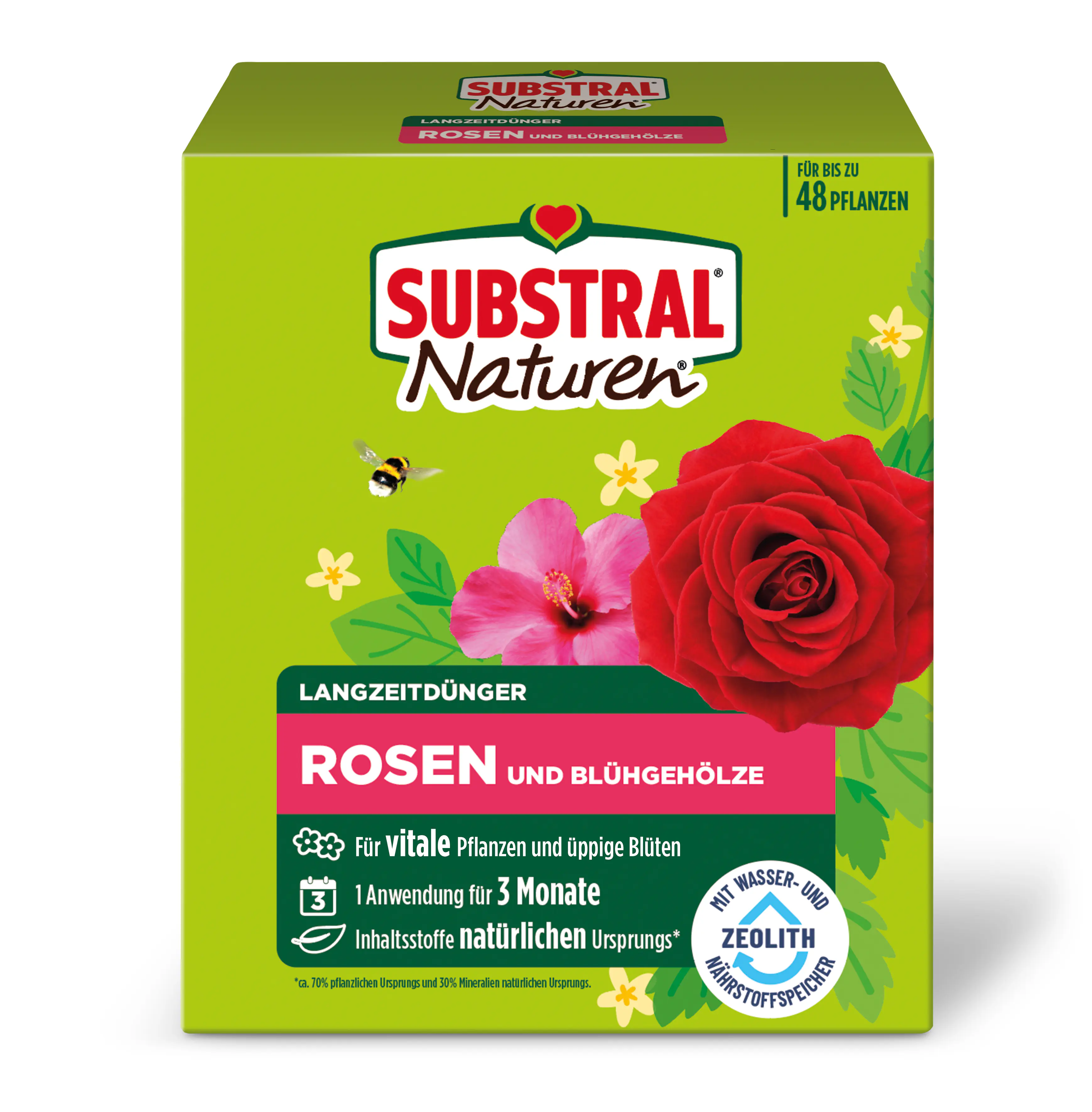 Substral Naturen Langzeitdünger Rosen & Blühgehölze 1,2 kg