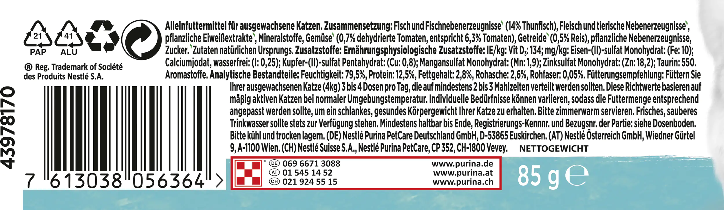 Gourmet Natures Creations reich an Thunfisch 85 g Gourmet Natures Creations reich an Thunfisch 85 g