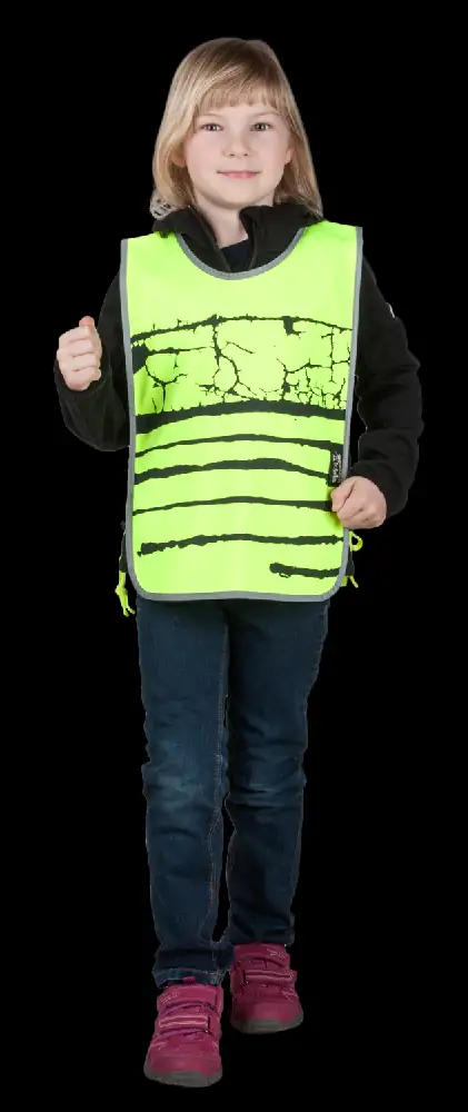 9001778445209_003 Walser Reflektierende Kinderweste gelb