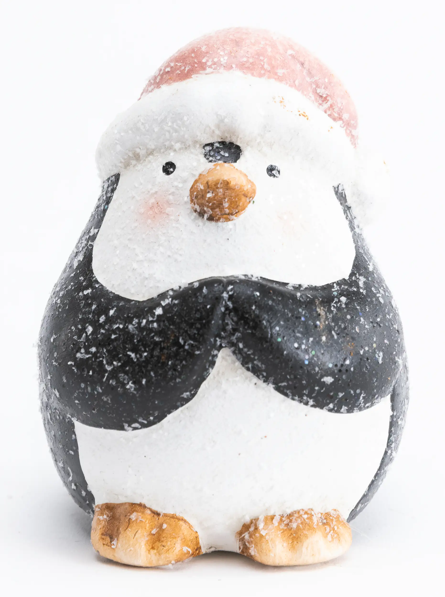 4333692198134_03 TrendLine Dekofigur Pinguin aus Keramik 12 x 10,5 x 12,5 cm