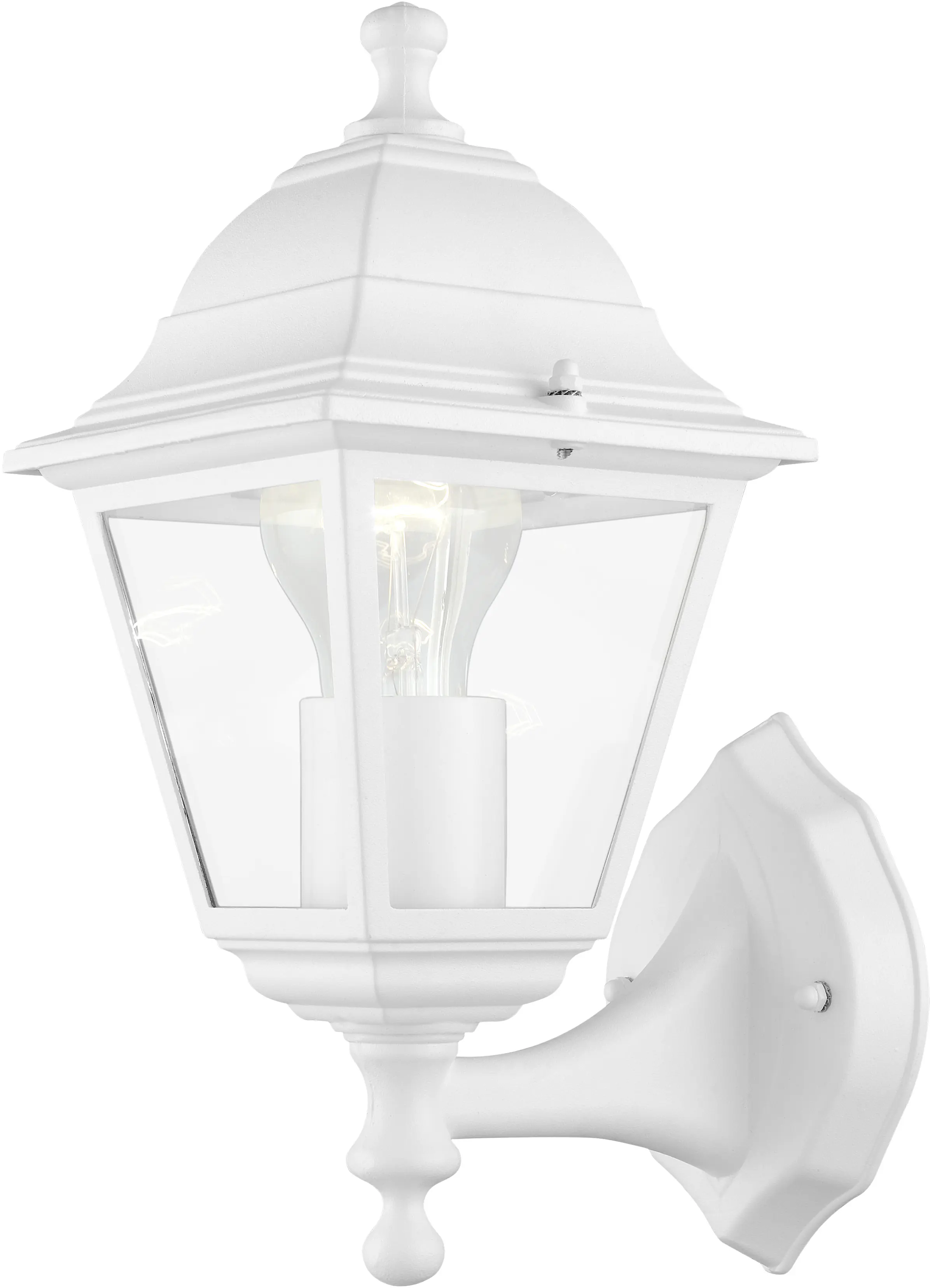 Eglo Außen-Wandleuchte Belfort 1 weiß E27, max. 60 W