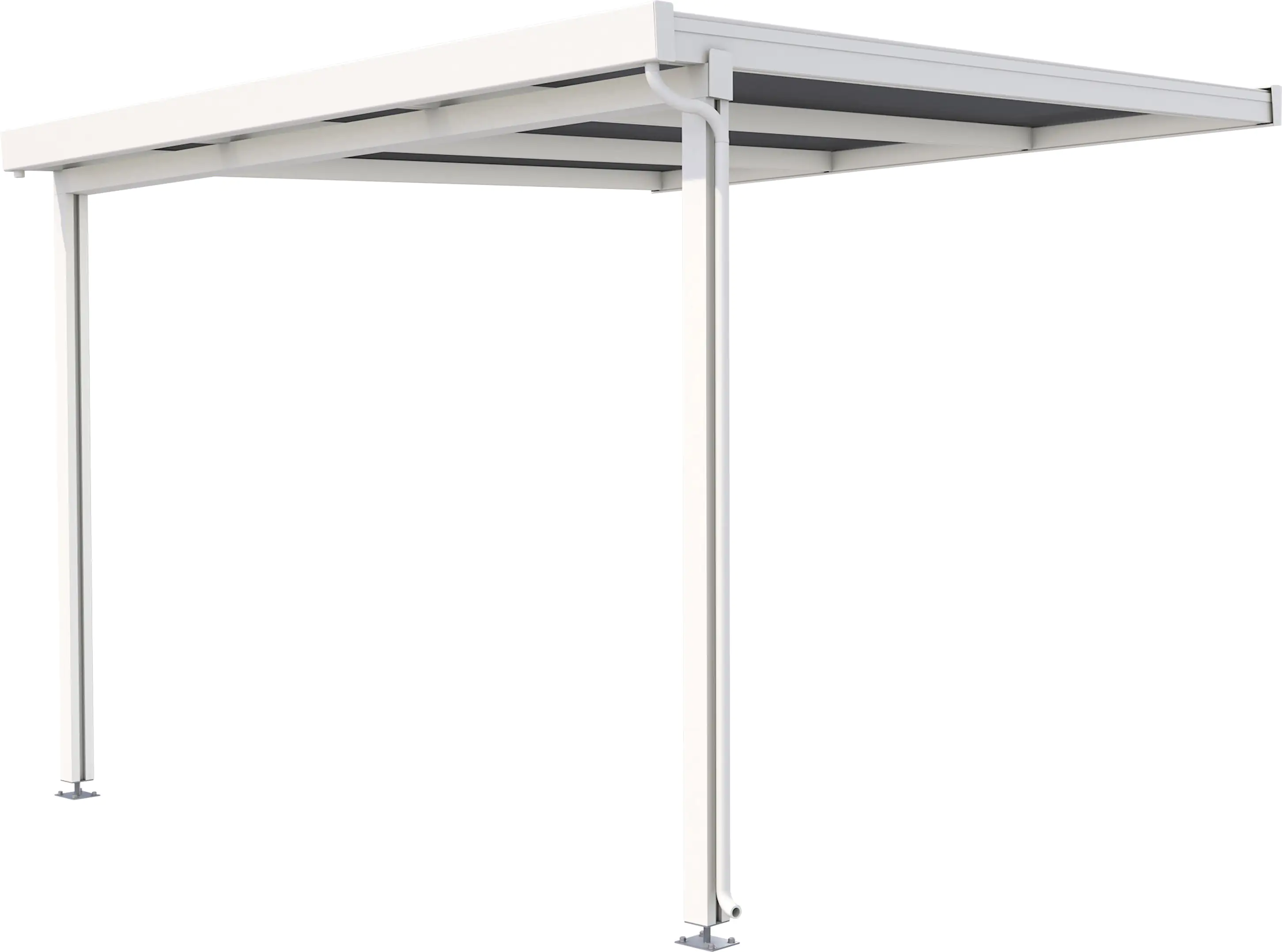 Gutta Premium Terrassendach 309,4 x 306 cm weiß PC bronce 16 mm Gutta Premium Terrassendach 309,4 x 306 cm weiß PC bronce 16 mm