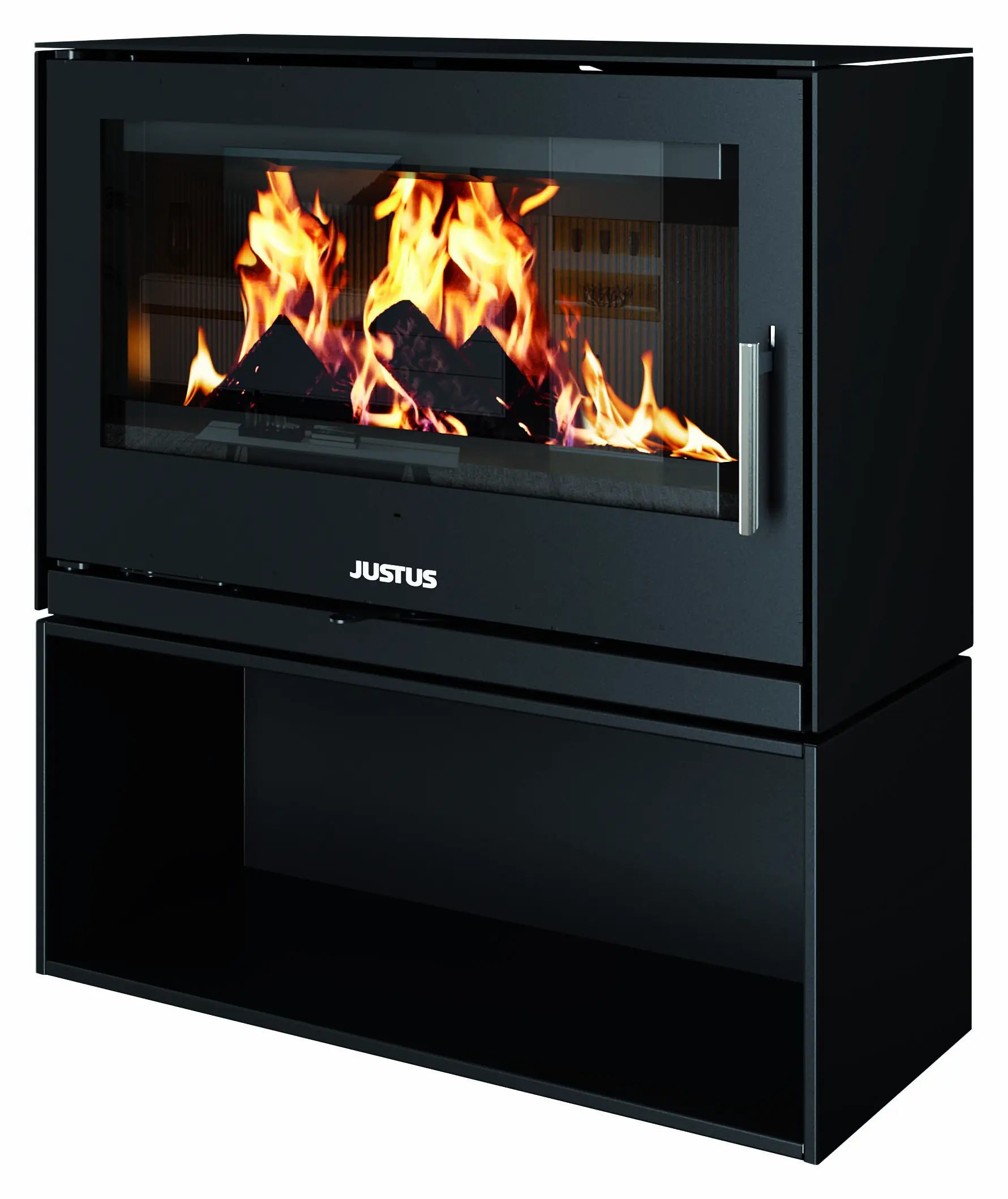 Justus Kaminofen Dias XL Stahl schwarz 8 kW