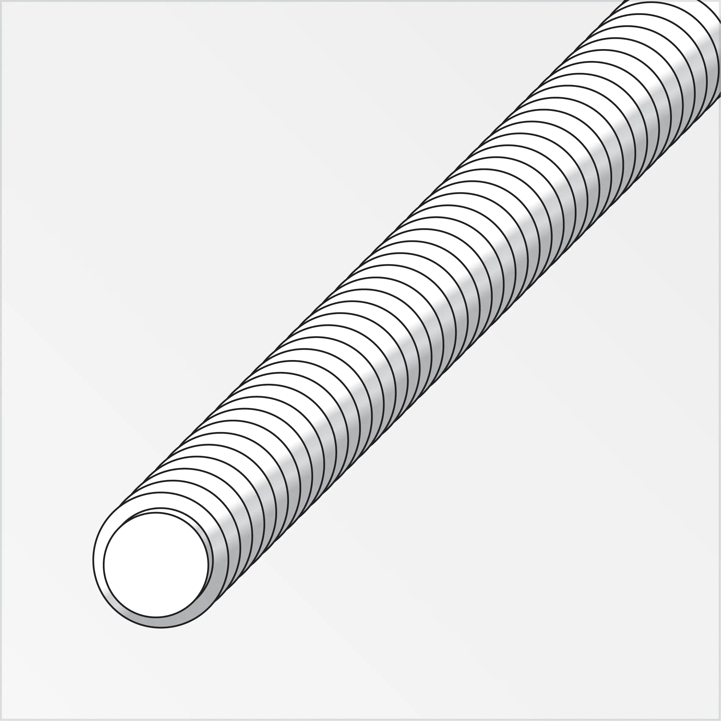 alfer Gewindestange - verzinkt 100 cm M10