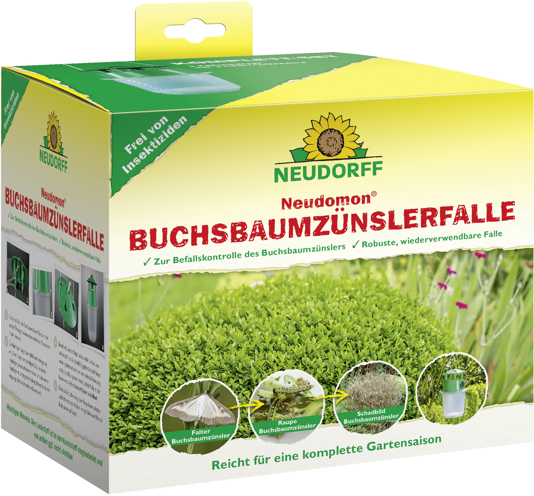 Neudomon Buchsbaumzünsler Falle