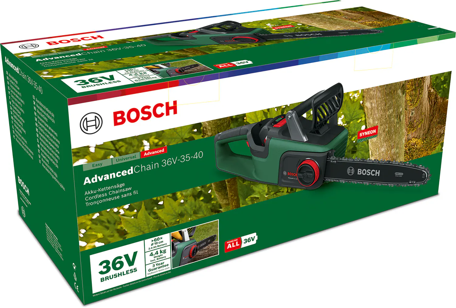 Bosch Akku-Kettensäge AdvancedChain 36V Solo