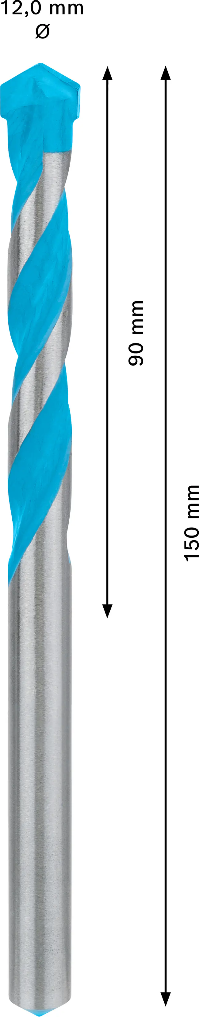 Bosch Expert CYL-9 MultiConstruction Bohrer 12 x 90 x 150 mm