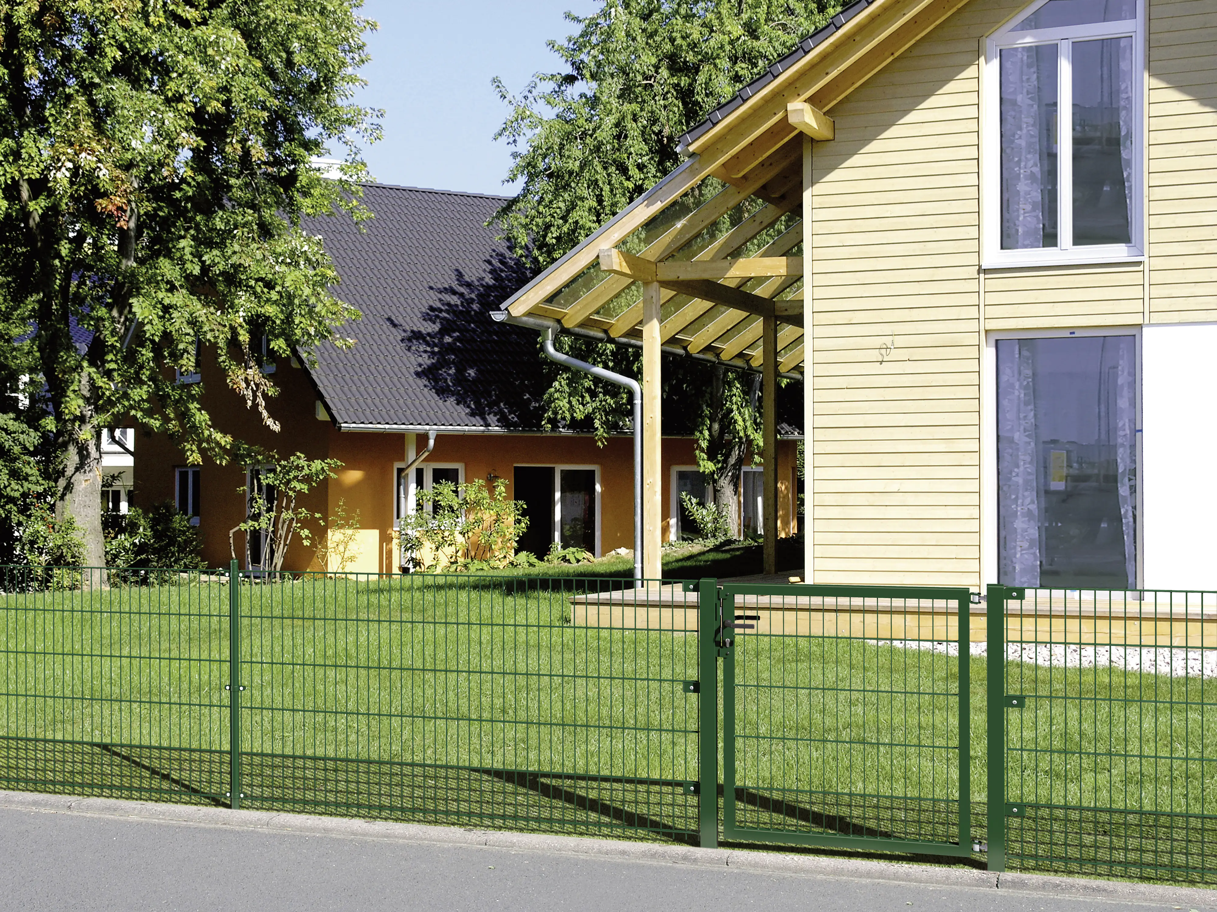 Alberts Anbauset Doppelstabmatten 2 m 120 cm 6/5/6 grün Alberts Anbauset Doppelstabmatten 2 m 120 cm 6/5/6 grün