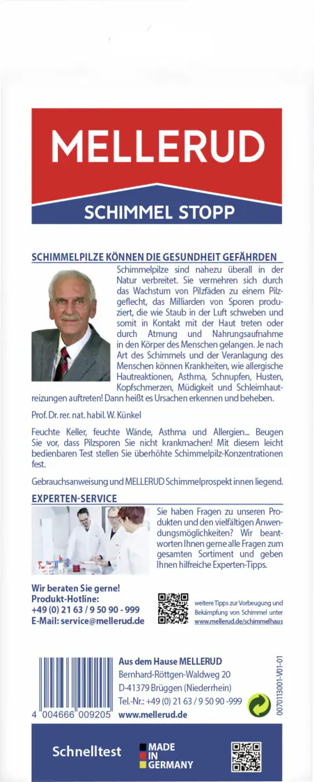 Mellerud Schimmelpilz Schnelltest