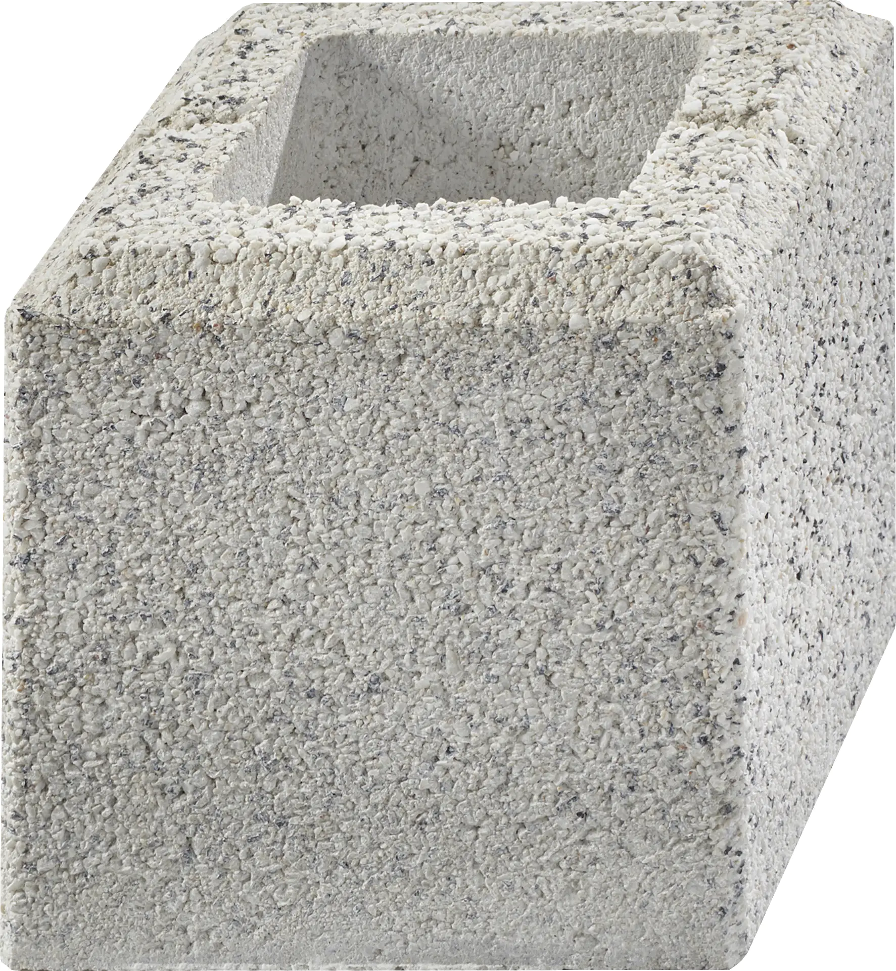 Kann Mauerstein Gomera 20 x 20 x 20 cm weiß Kann Mauerstein Gomera 20 x 20 x 20 cm weiß