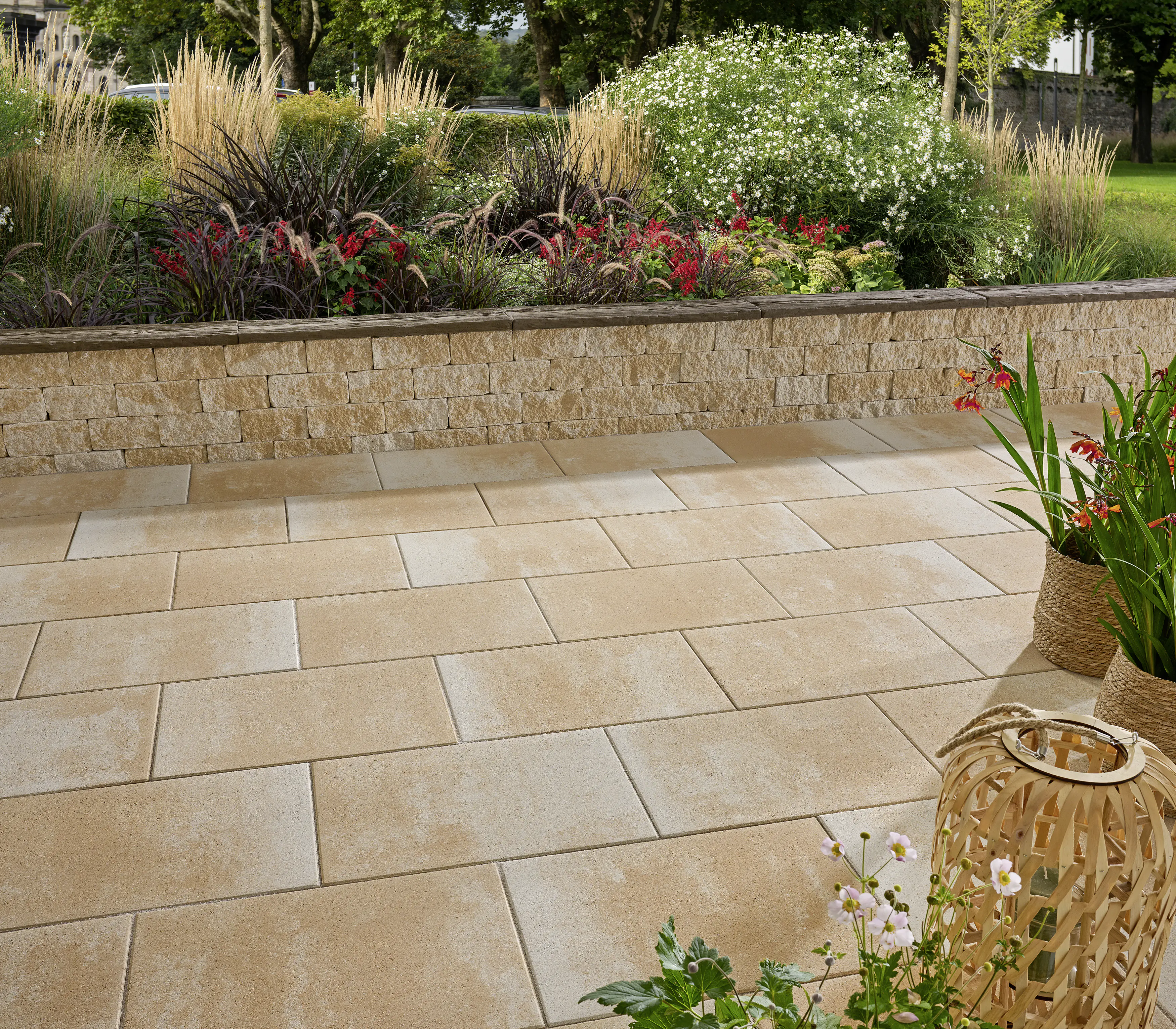 Kann Platte Verona 60 x 40 x 5 cm sandsteingelb