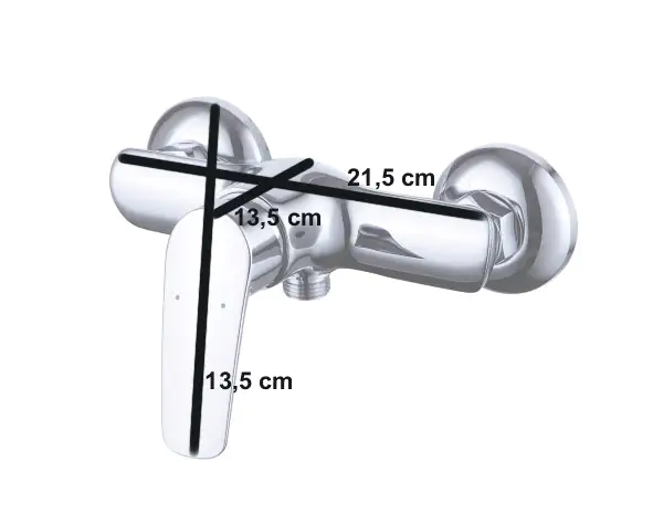 Primaster Duscharmatur Singen verchromt