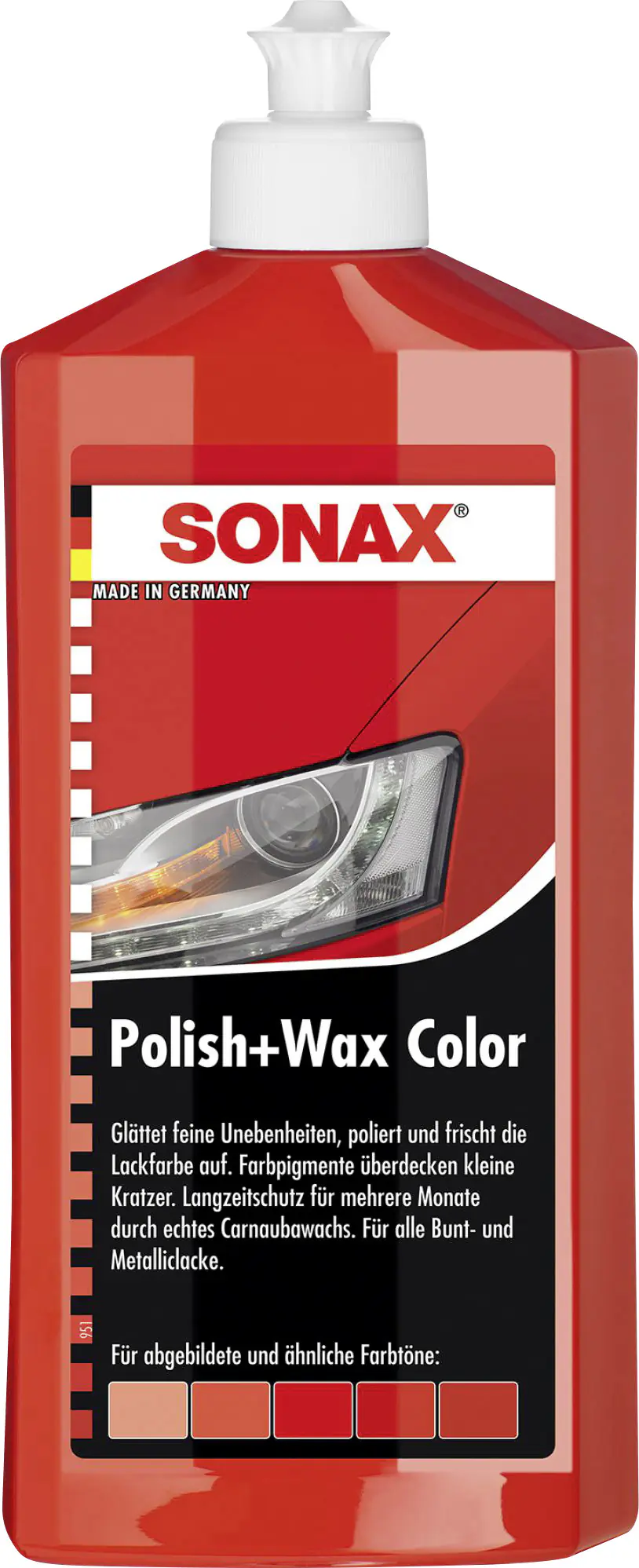 Sonax Polish & Wax Color rot 500ml
