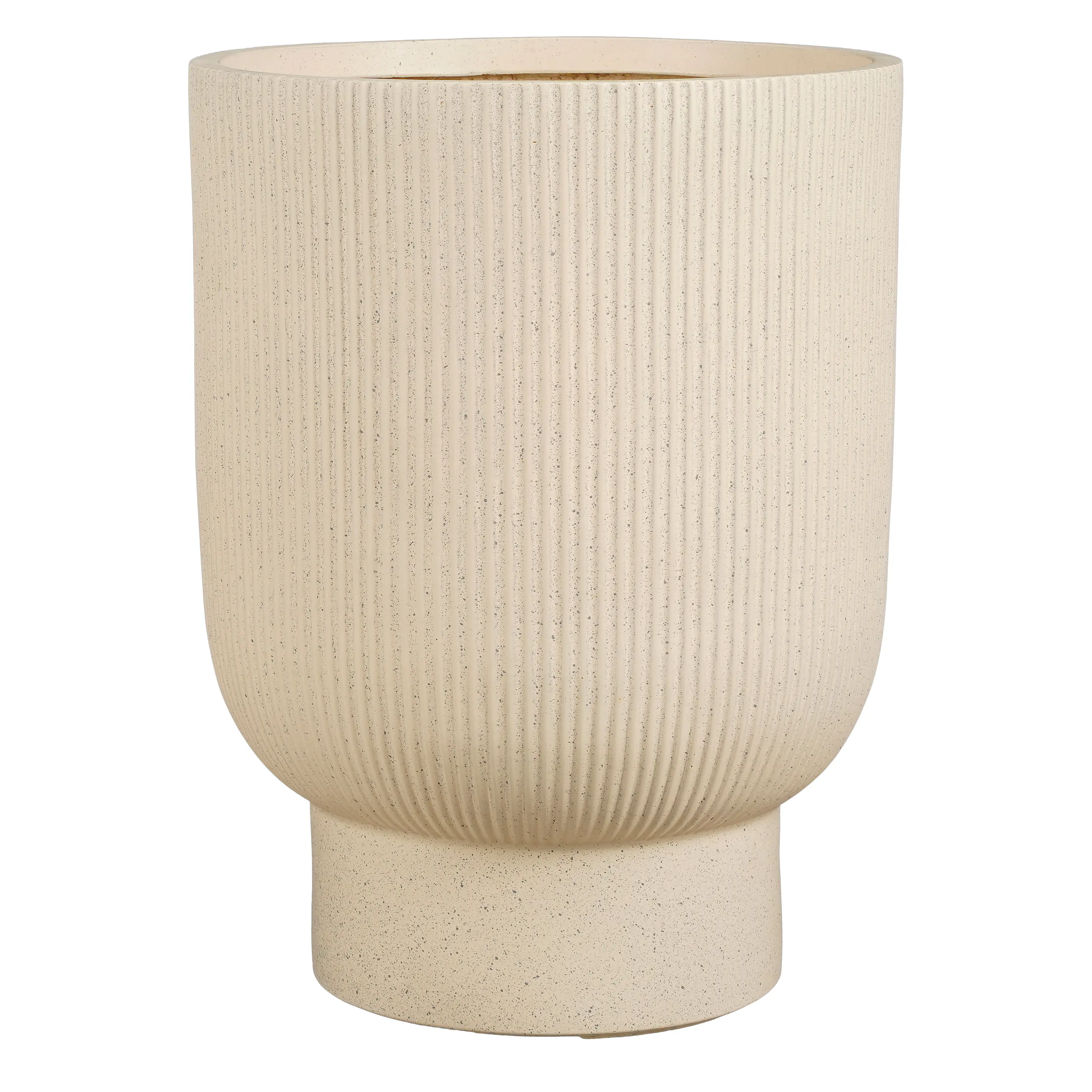 Mica Decorations Übertopf Nuovo Magnesium beige Ø 40 x 53 cm Mica Decorations Übertopf Nuovo Magnesium beige Ø 40 x 53 cm