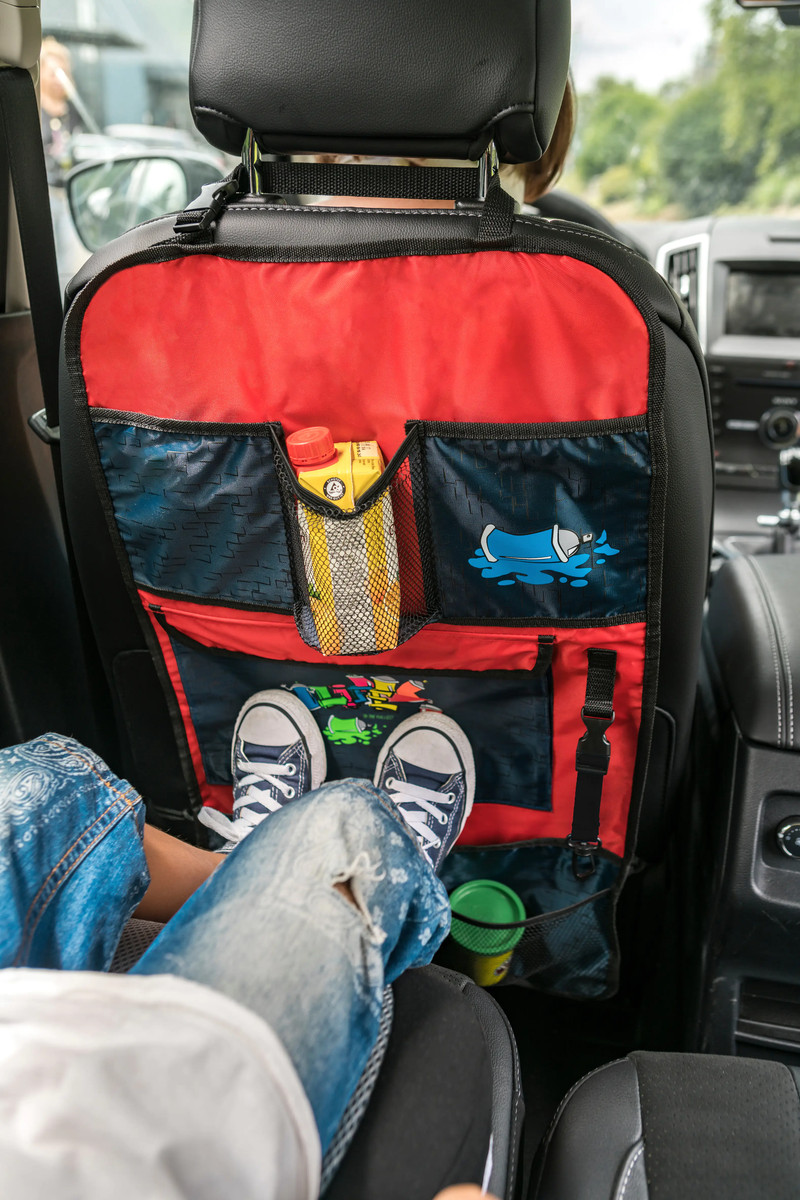 Walser Auto-Organizer Graffiti blau 1-teilig