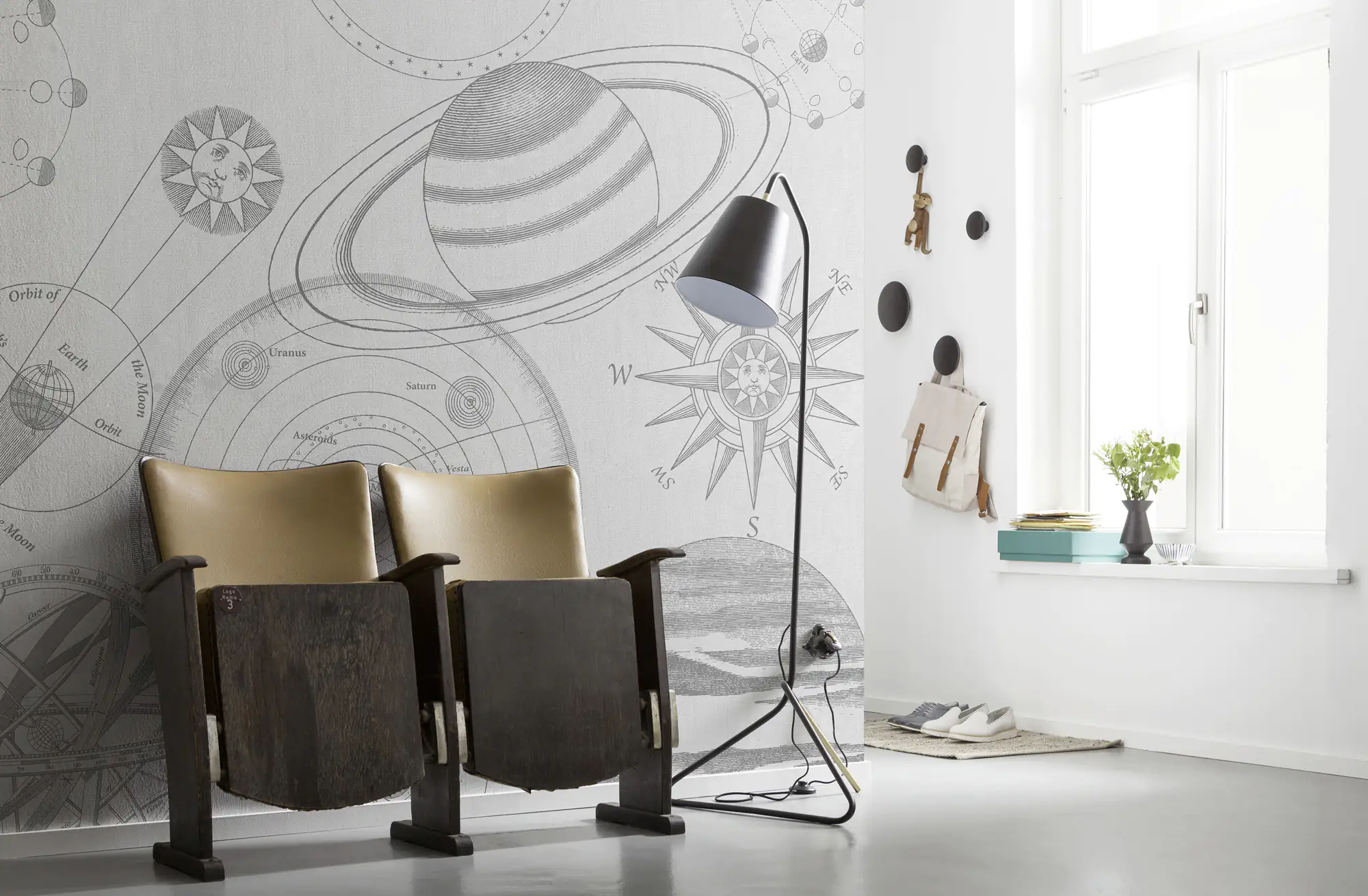 Komar Vlies Fototapete Cosmos Sketch 300 x 280 cm 