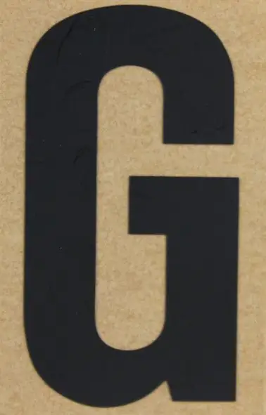 Conacord Klebebuchstabe 55 x 50 mm