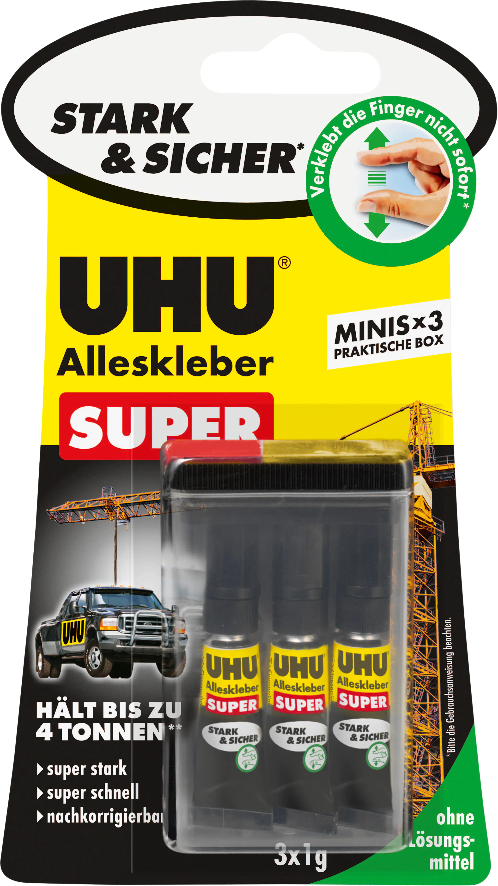 UHU Alleskleber Super Minis 3 x 1 g 3 g ( 3 x 1 g)