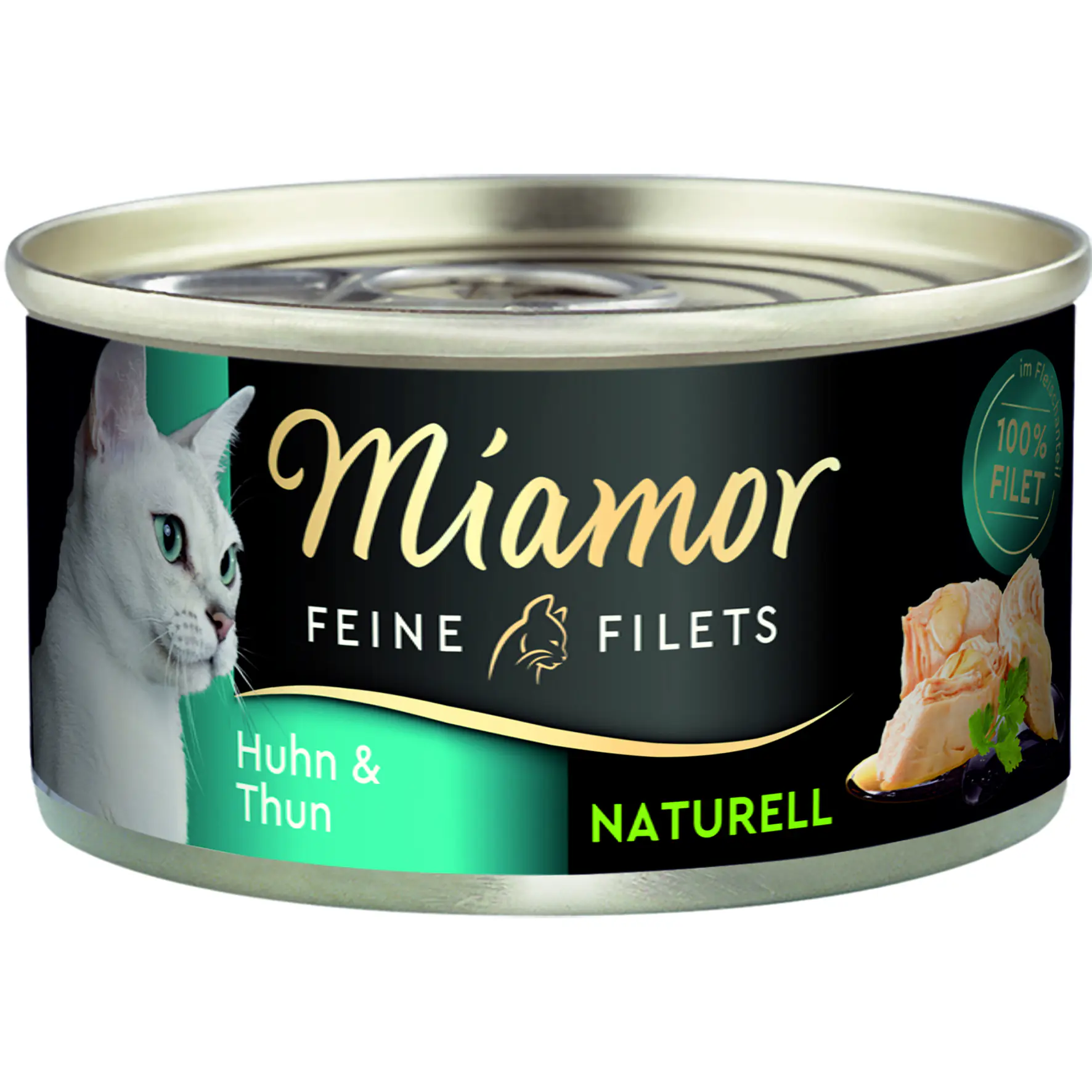 Miamor Katzennassfutter Feine Filets naturelle Huhn und Thunfisch 80 g