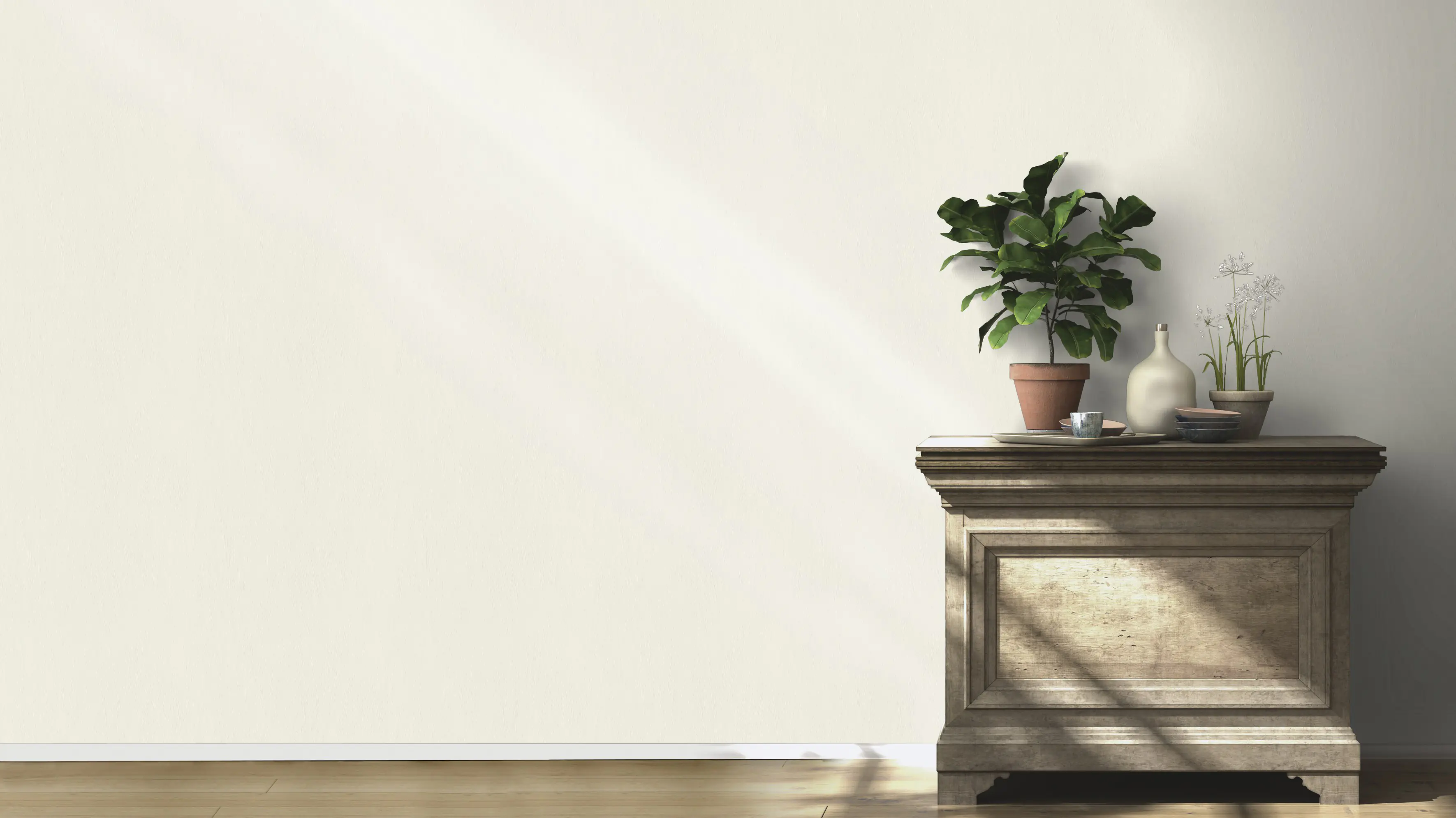 Rasch Vliestapete 540802 Rock'n Roll uni weiß 10,05 x 0,53 m