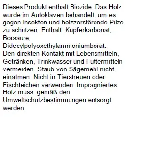 Palisade Ø 9 cm, Länge 100 cm, kesseldruckimprägniert