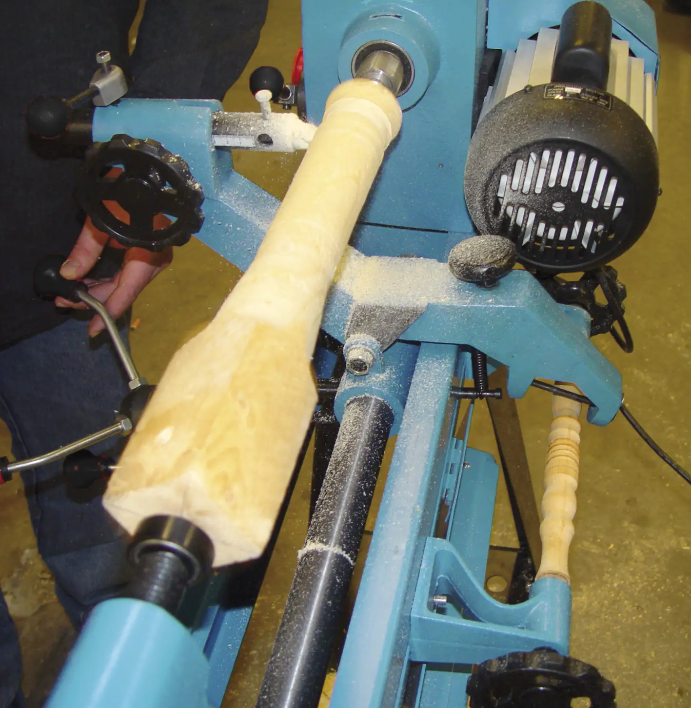 4015671114204_4 Güde Drechselmaschine GDM 1000 550 W 600-2.100 min-1