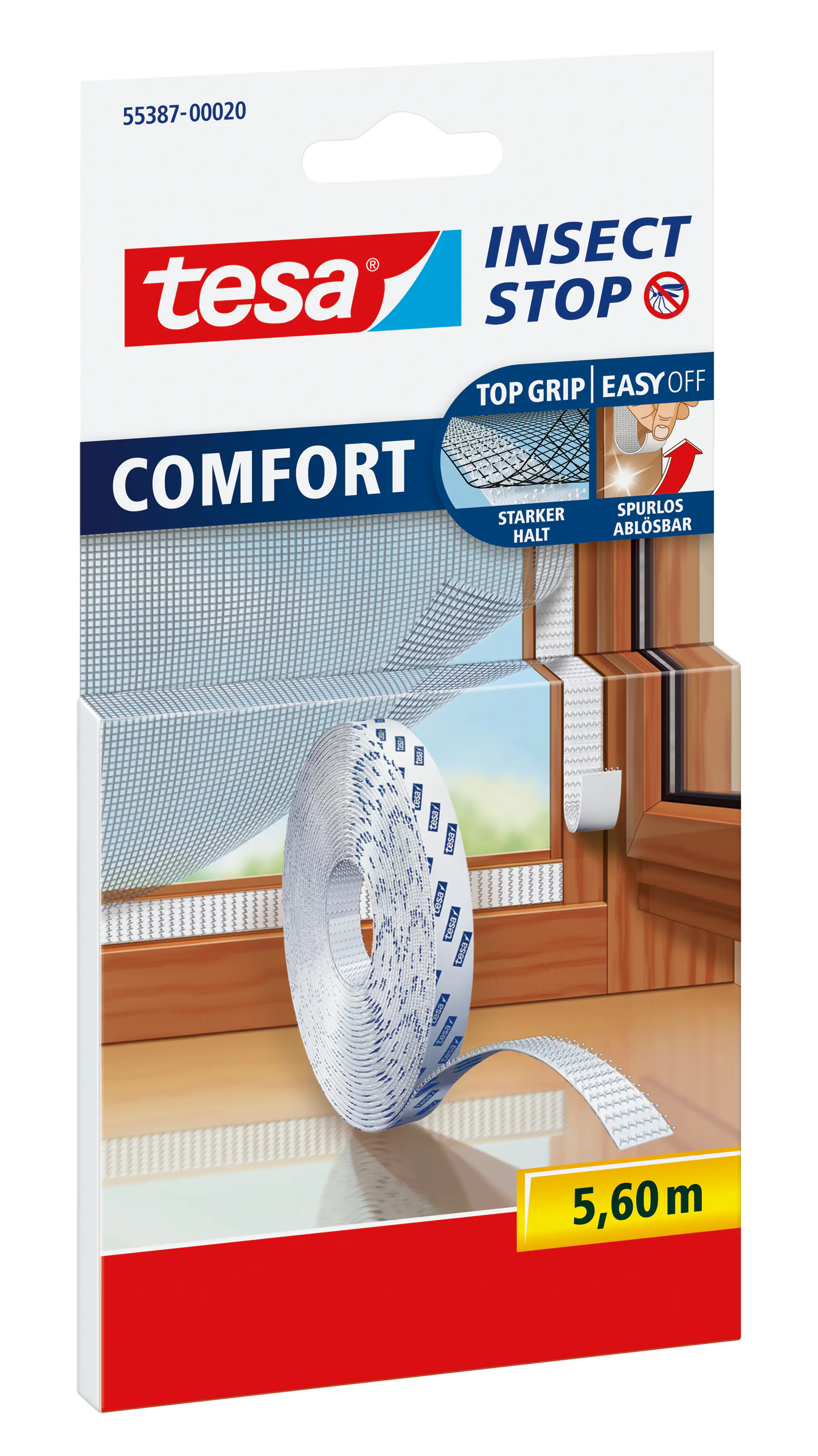 tesa Klettband-Ersatzrolle COMFORT für Fliegengitter 5,60 m tesa Klettband-Ersatzrolle COMFORT für Fliegengitter 5,60 m
