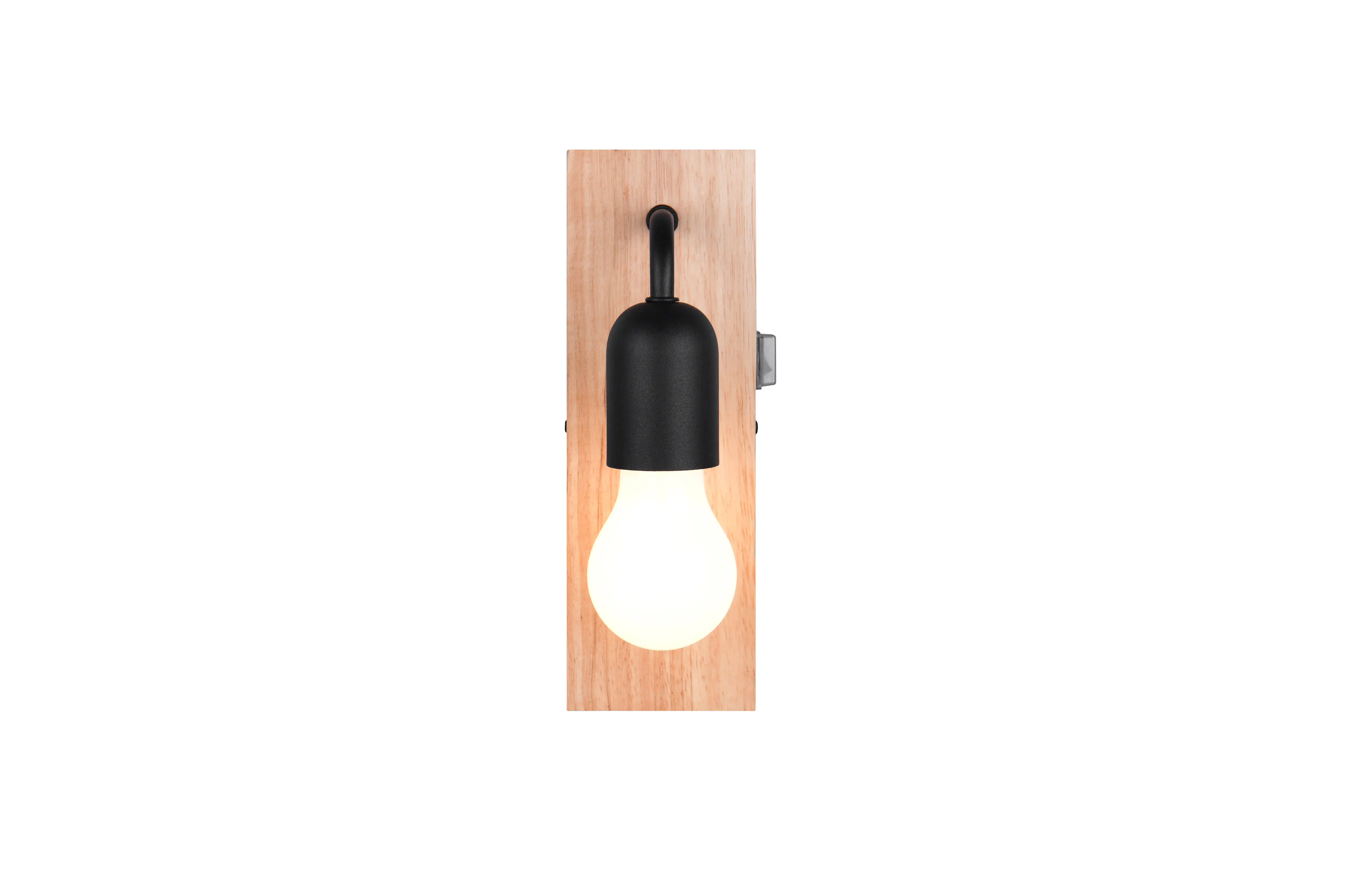 Trio Wandleuchte Artturo holzfarbig E27