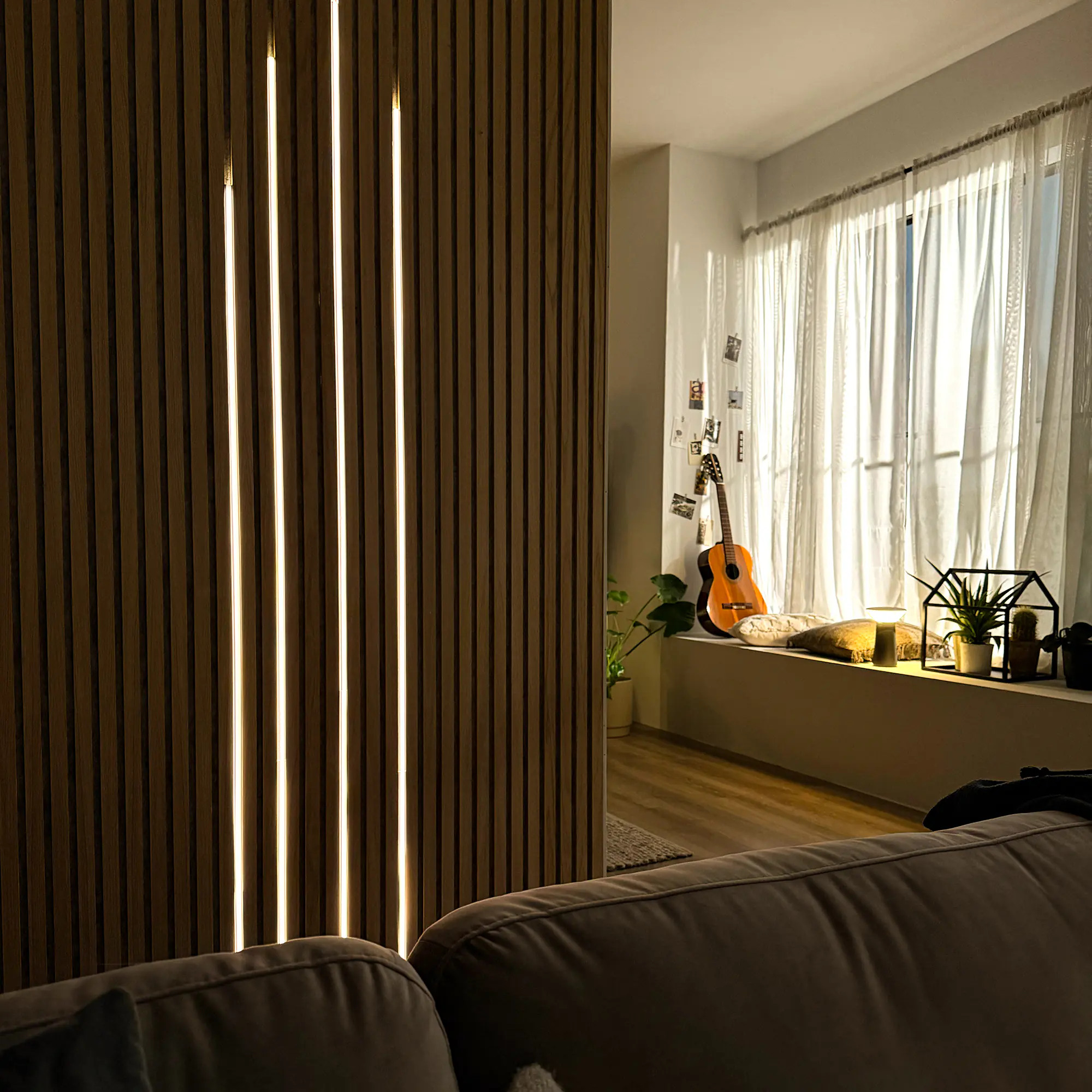 Briloner LED-Streifen Pimp your Panel Starterset COB 2,6 m 17,5 W warmweiß