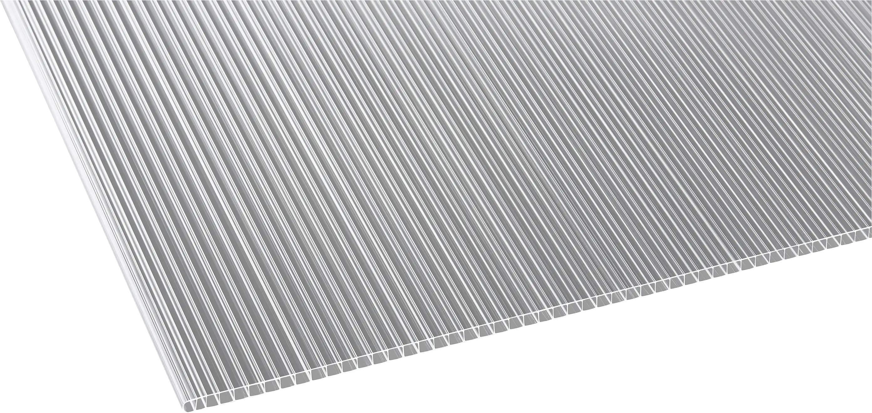 Gutta PC Hohlkammerplatte Gutta Polycarbonat-Doppelstegplatte 250 x 105 cm 10 mm klar