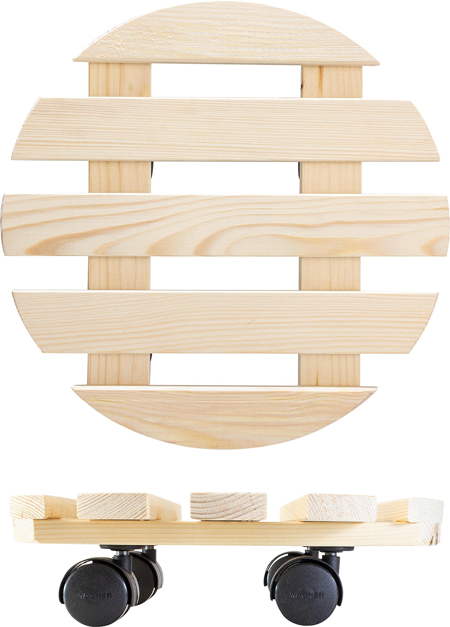 Wagner Multiroller Holz Ø 30 cm natur