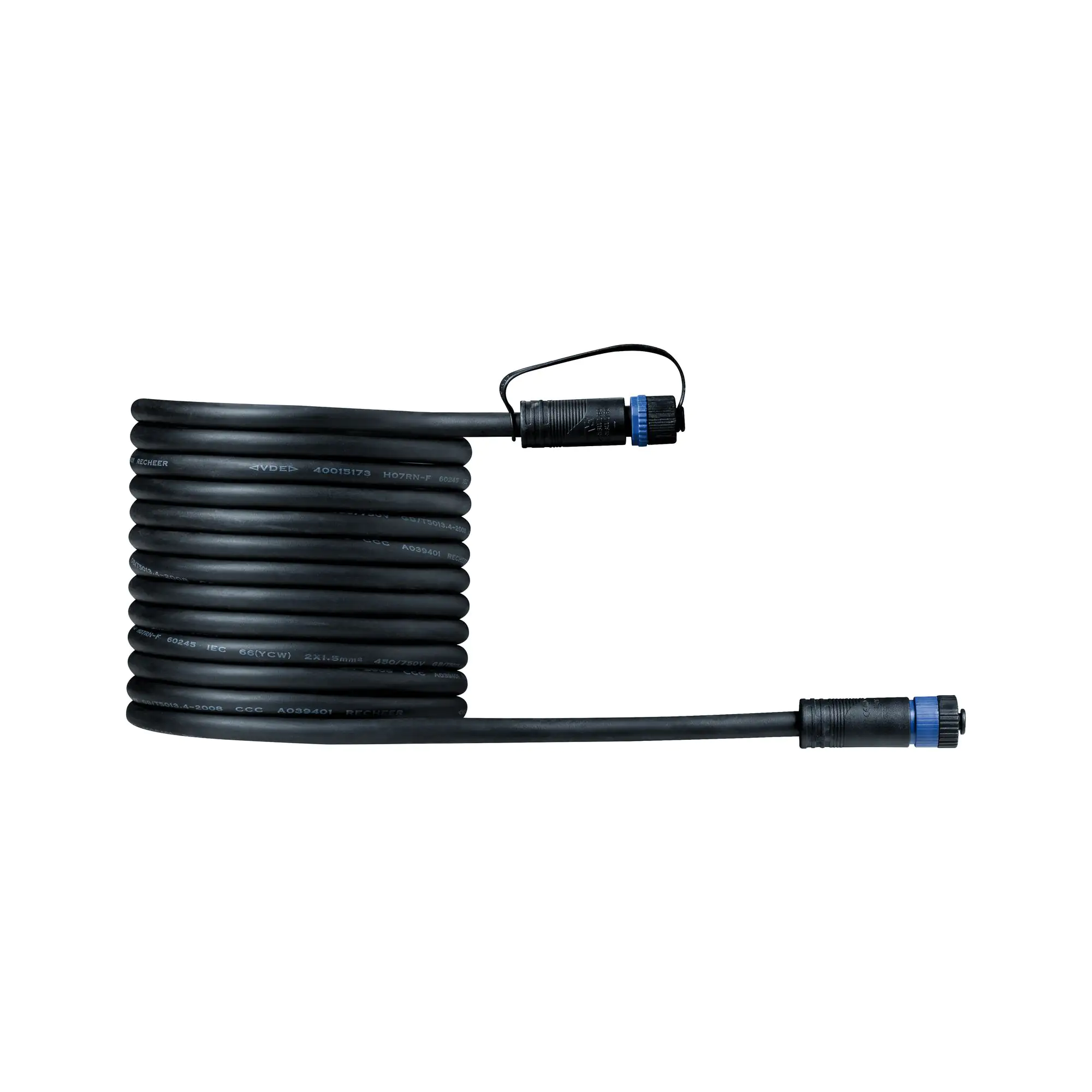 4000870942765 Paulmann Plug & Shine Verbindungskabel Outdoor schwarz 5 m 2er