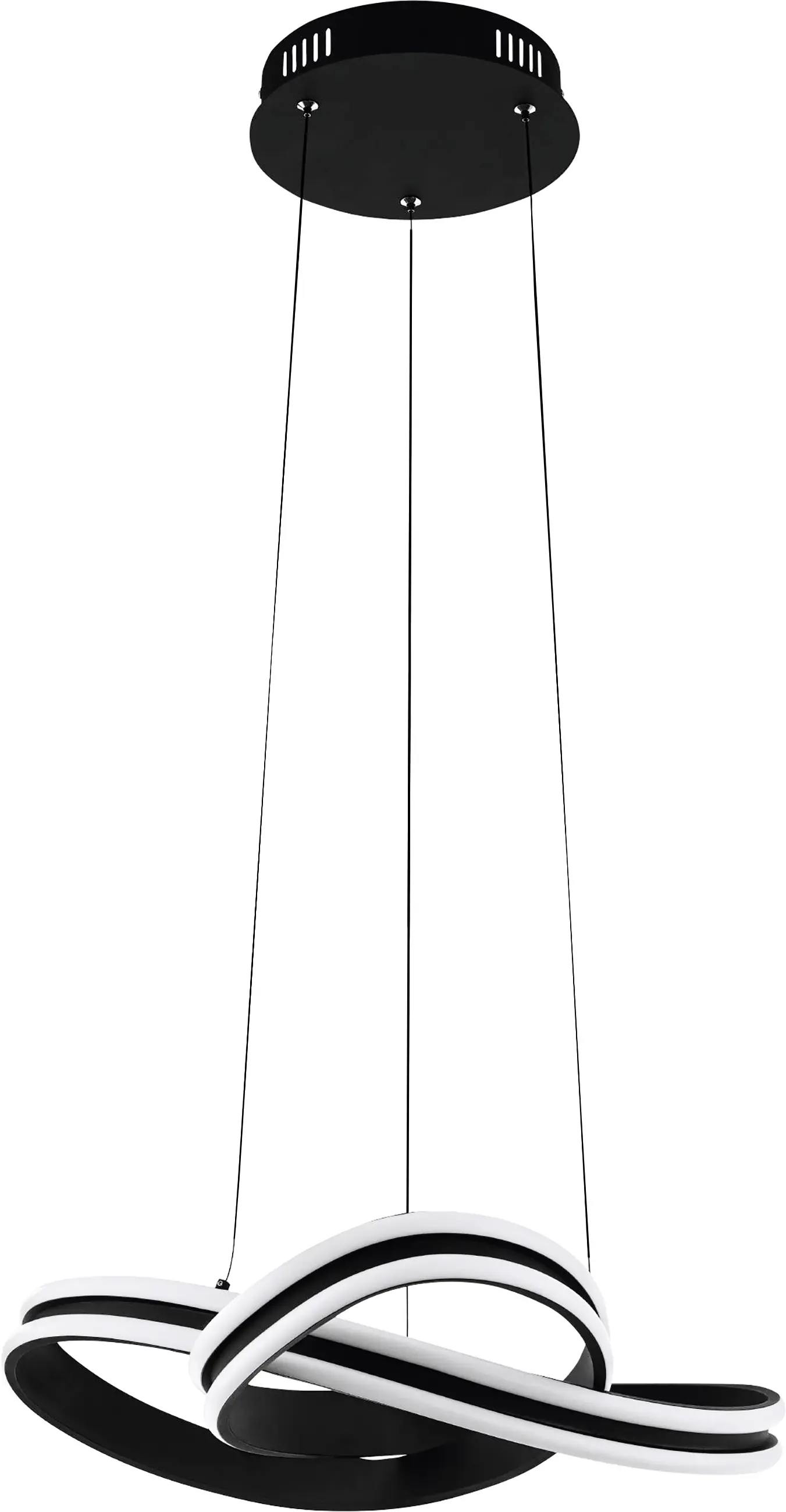 Eglo LED Pendelleuchte Corredera schwarz 50 x 210 cm warmweiß