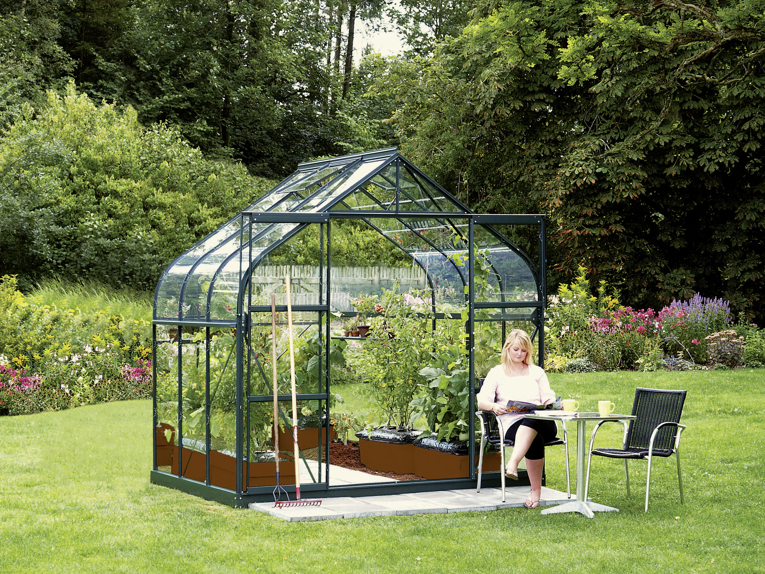 Vitavia Gewächshaus Dione 5000 264 x 195 cm 3 mm Sicherheitsglas