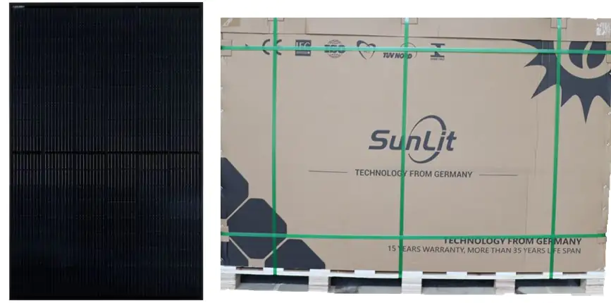 Austa Solarmodul 37x AU410-27-MBH full black 410 Watt Austa Solarmodul 37x AU410-27-MBH full black 410 Watt