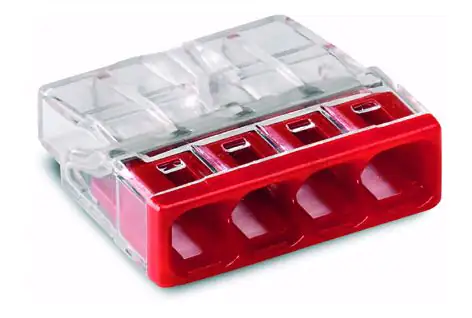Wago Compact Steckklemme Anzahl Leiter: 4, 0,5 - 2,5 mm², 10 Stück