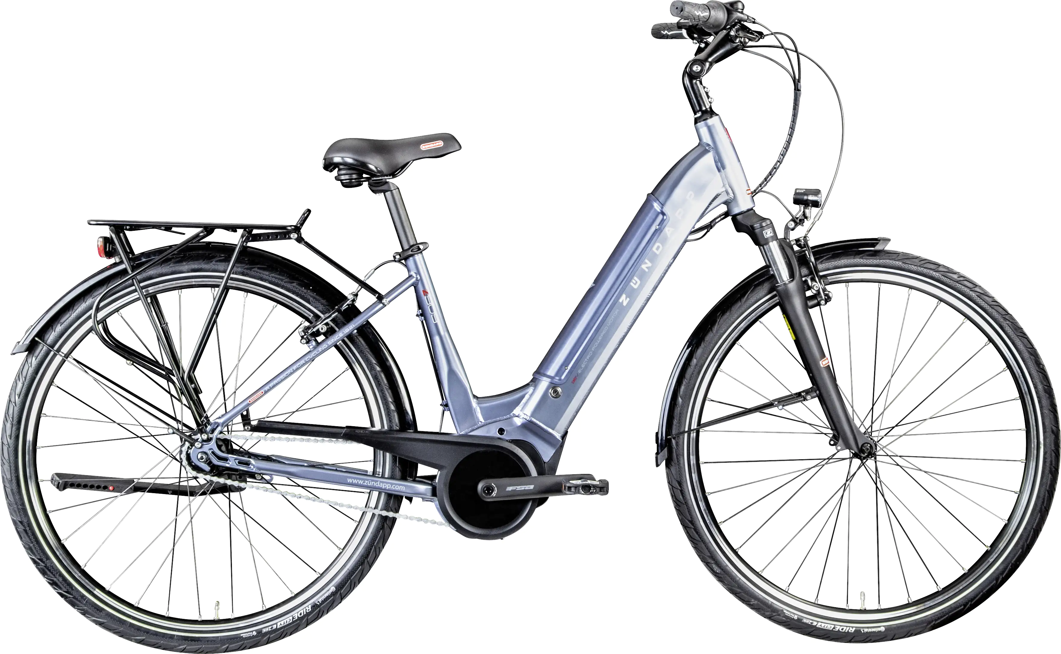 Zündapp E-Bike City Z909 28 Zoll 7-Gang 400 Wh grau