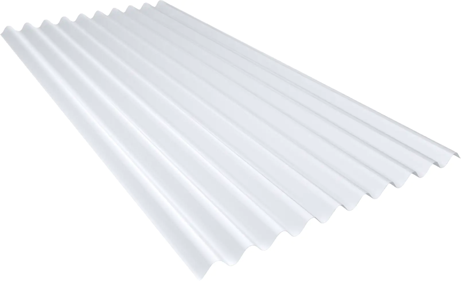 Onduline PVC-Wellplatte 95/38 200 x 95 cm klar Onduline PVC-Wellplatte 95/38 200 x 95 cm klar